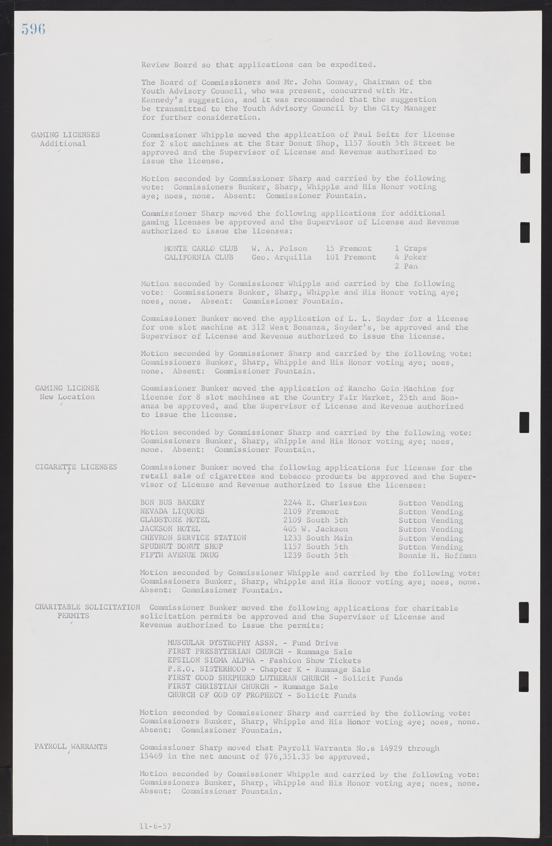 Las Vegas City Commission Minutes, September 21, 1955 to November 20, 1957, lvc000010-616