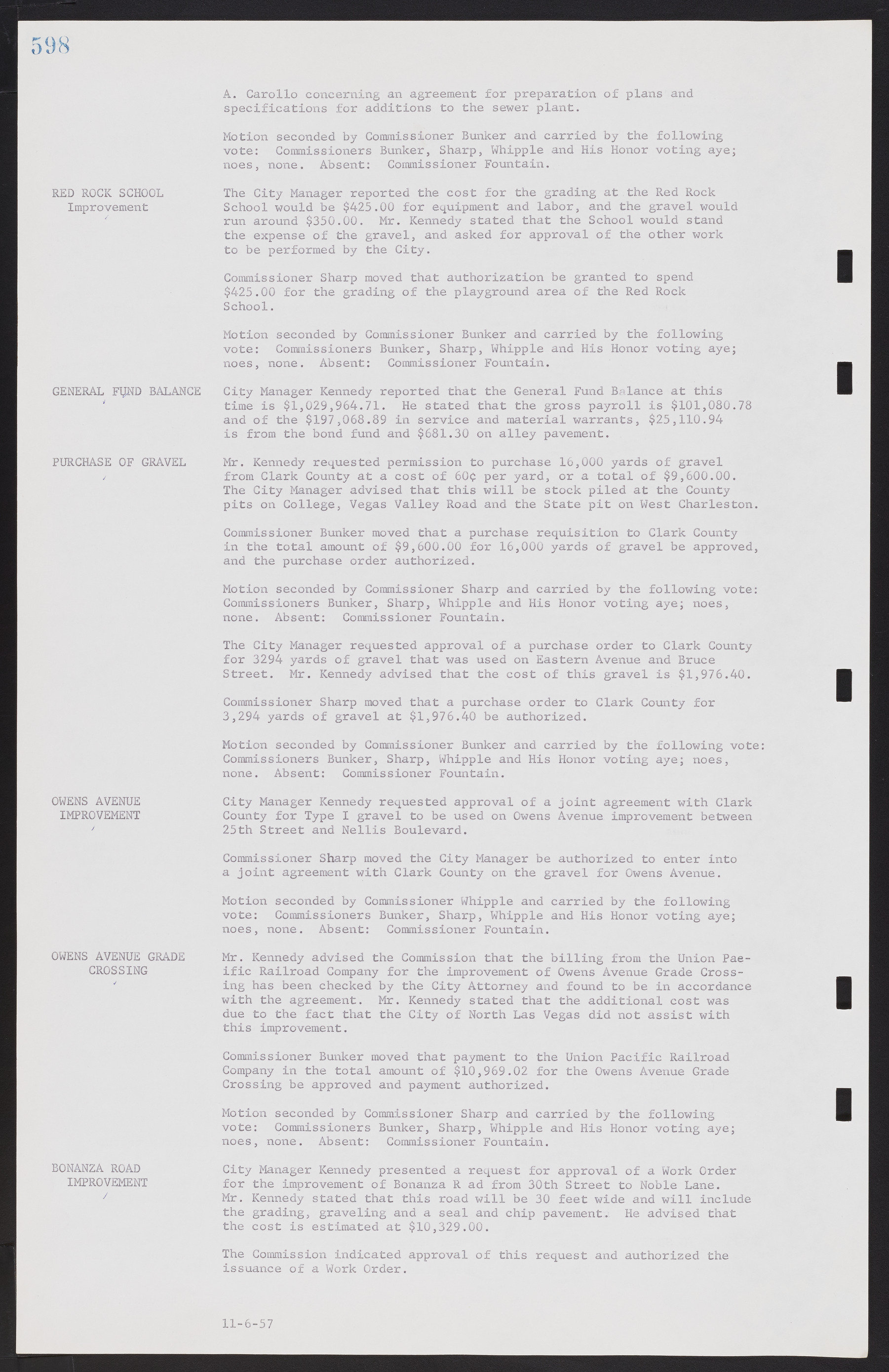 Las Vegas City Commission Minutes, September 21, 1955 to November 20, 1957, lvc000010-618