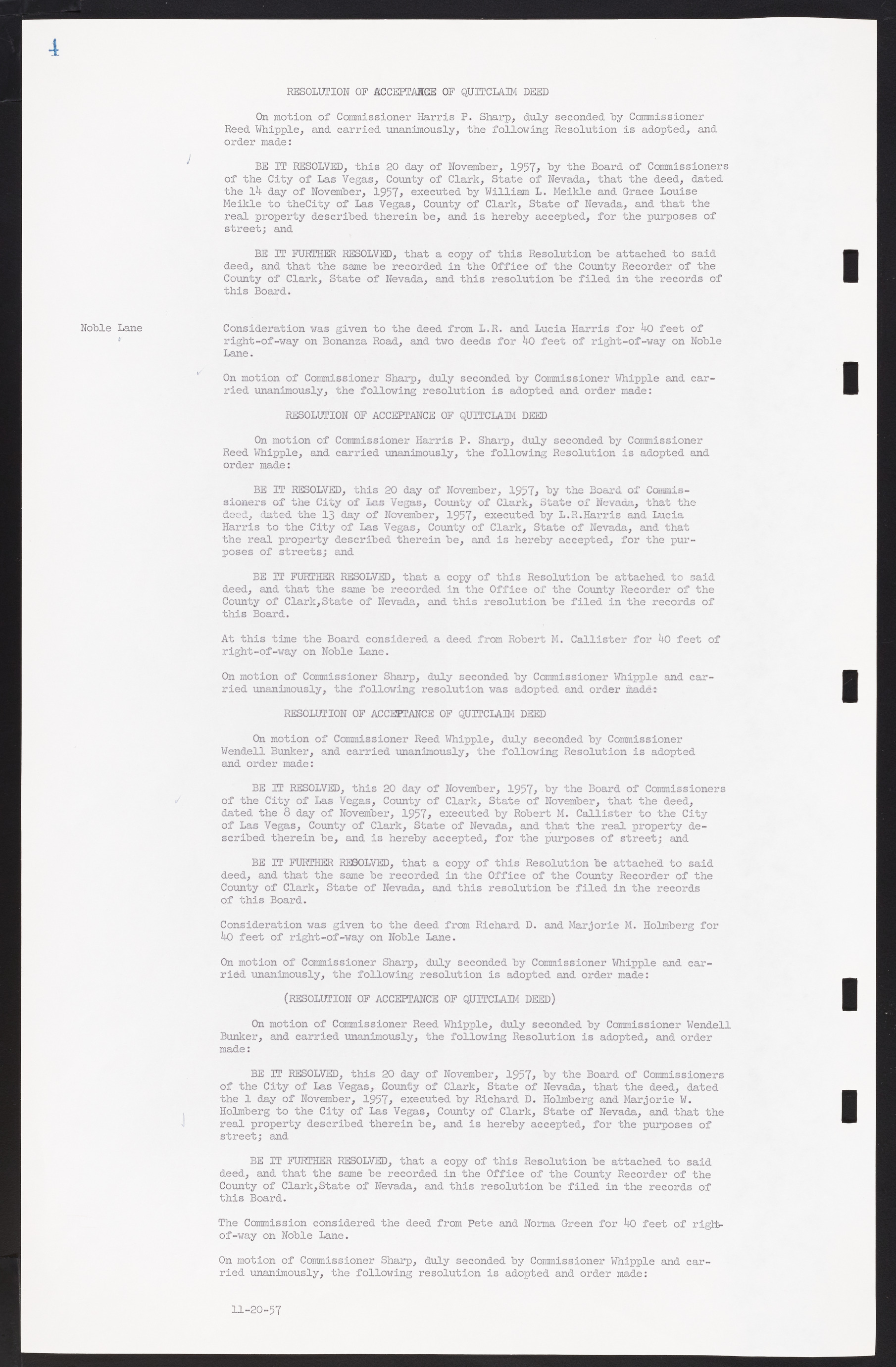 Las Vegas City Commission Minutes, November 20, 1957 to December 2, 1959, lvc000011-8