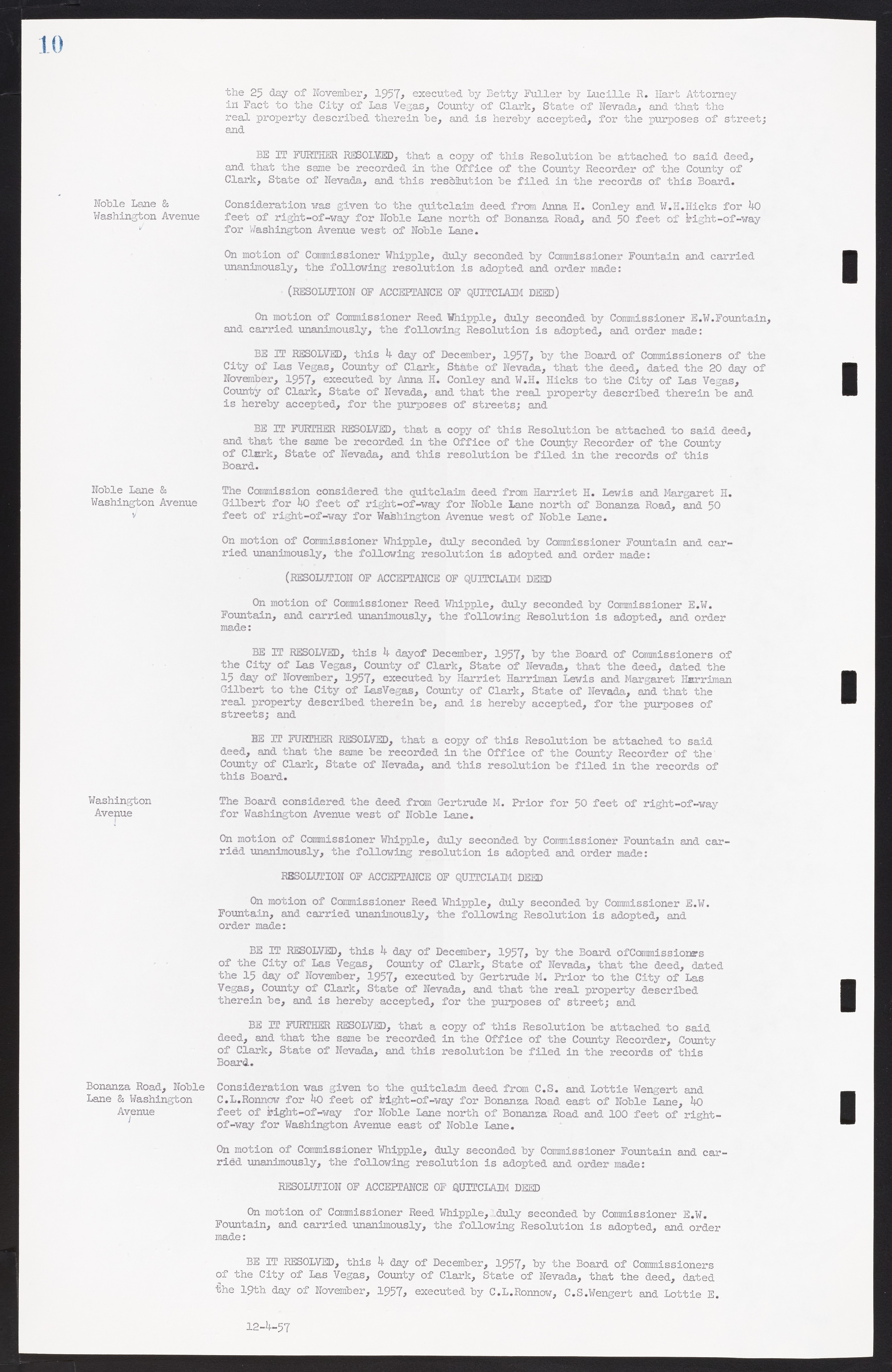 Las Vegas City Commission Minutes, November 20, 1957 to December 2, 1959, lvc000011-14