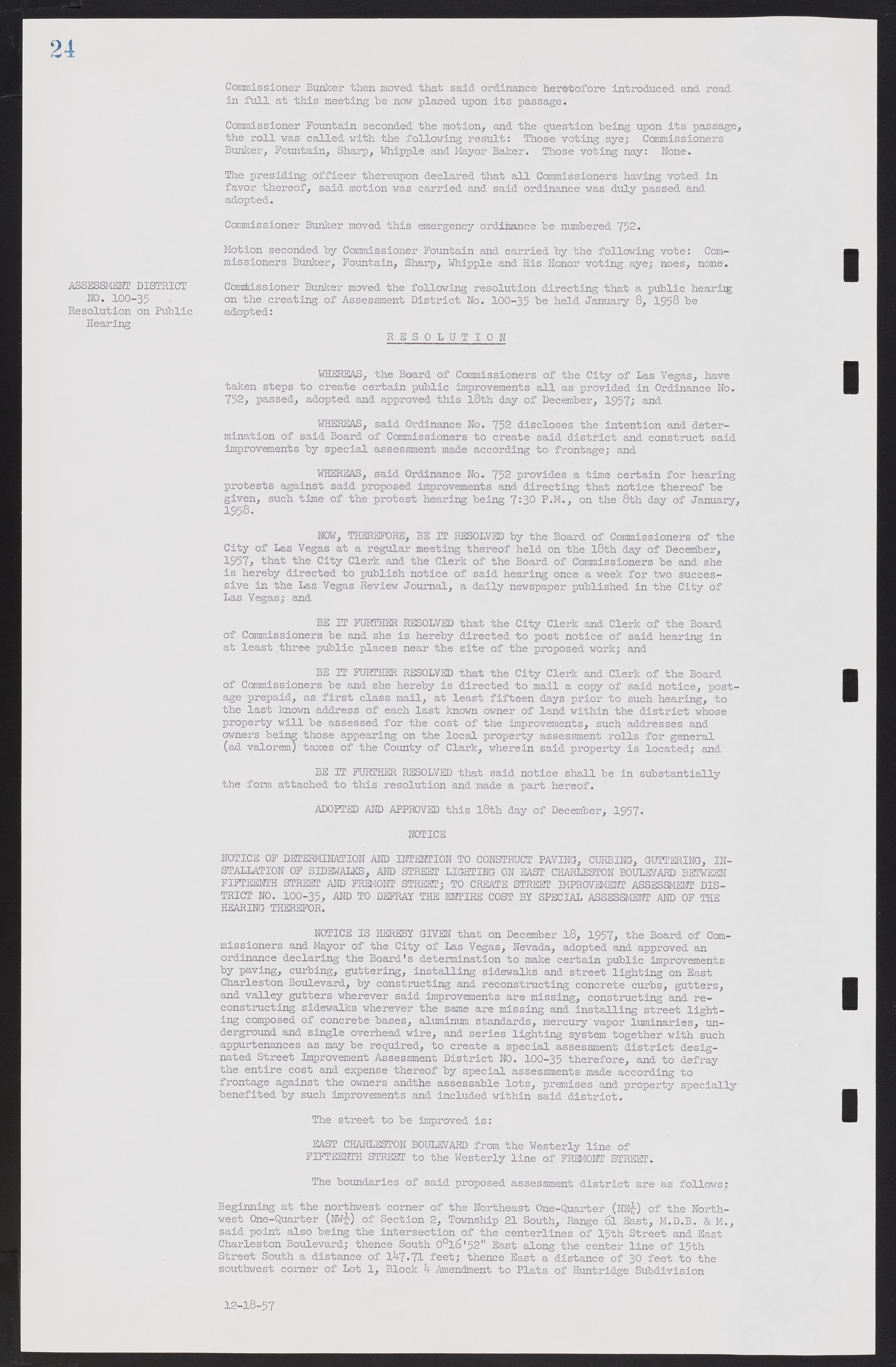 Las Vegas City Commission Minutes, November 20, 1957 to December 2, 1959, lvc000011-28