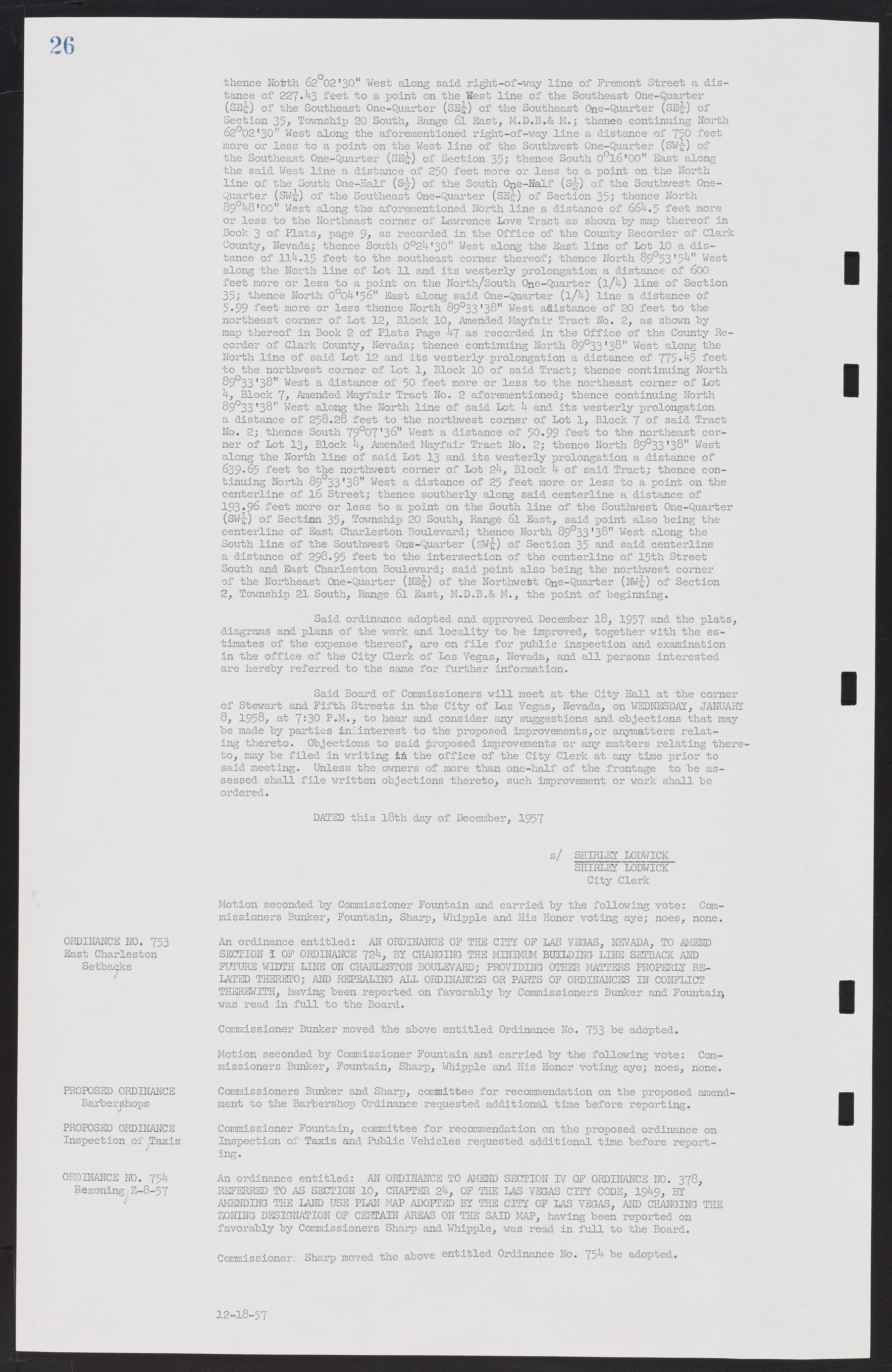 Las Vegas City Commission Minutes, November 20, 1957 to December 2, 1959, lvc000011-30