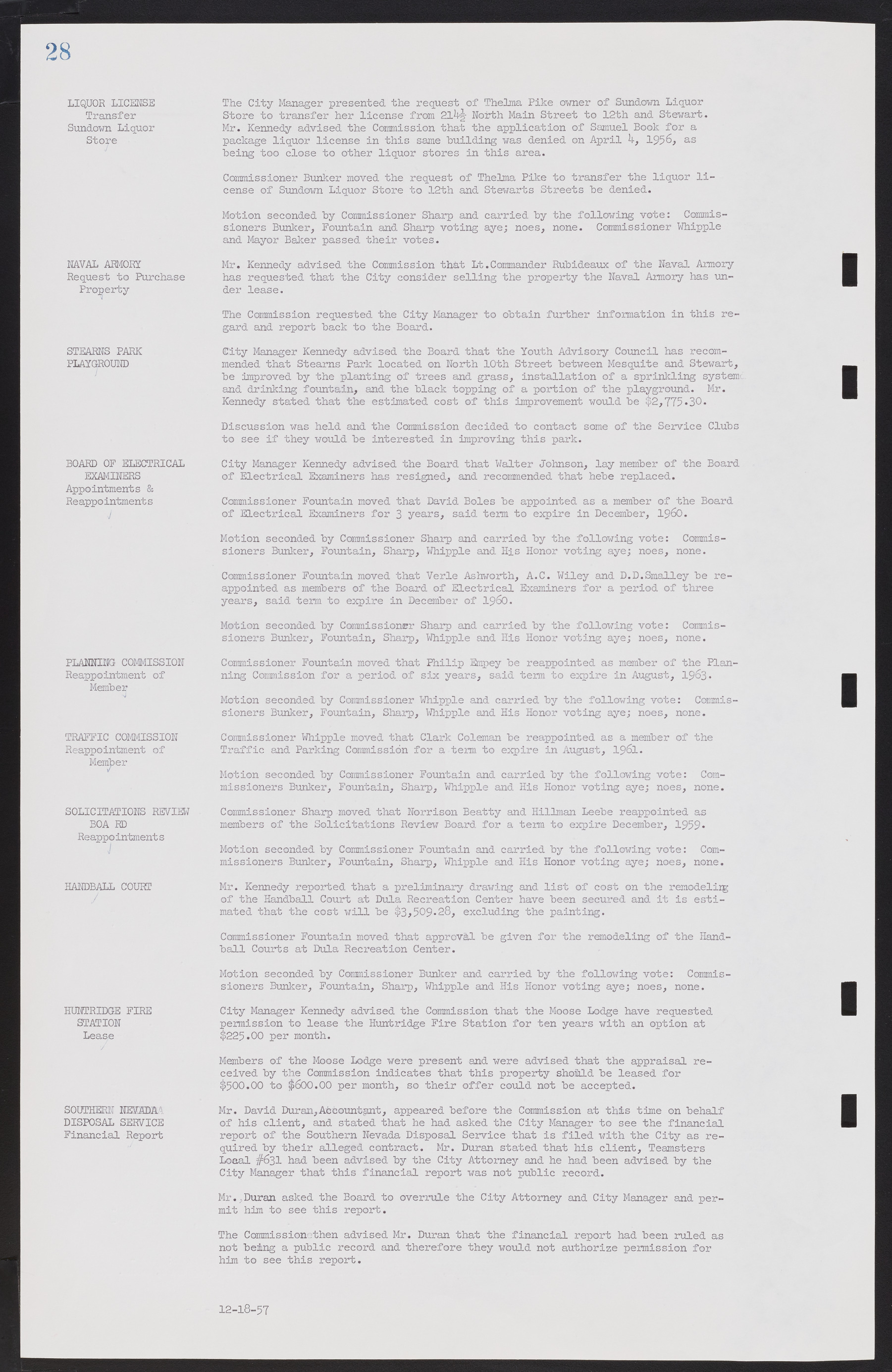 Las Vegas City Commission Minutes, November 20, 1957 to December 2, 1959, lvc000011-32