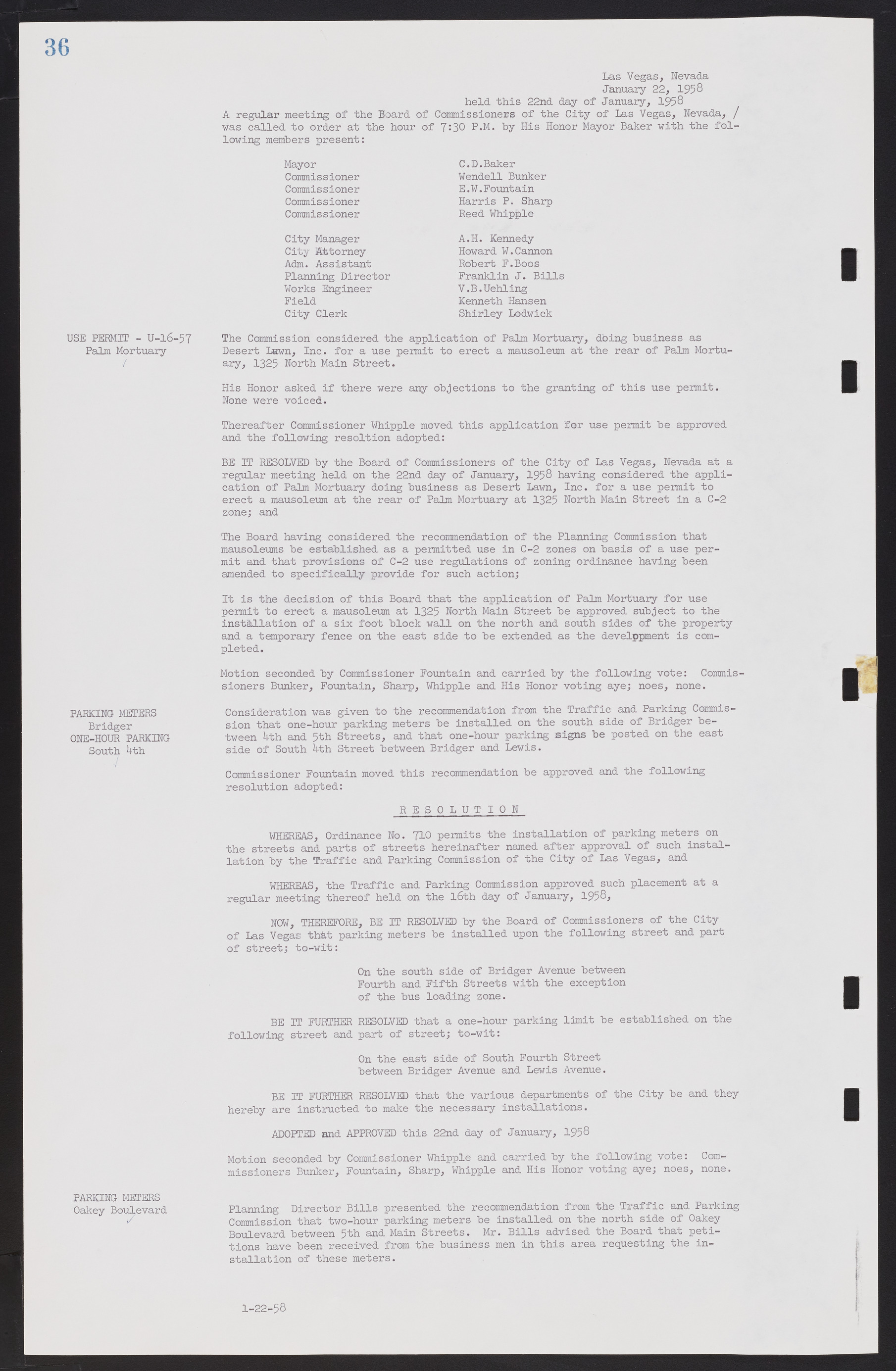 Las Vegas City Commission Minutes, November 20, 1957 to December 2, 1959, lvc000011-40