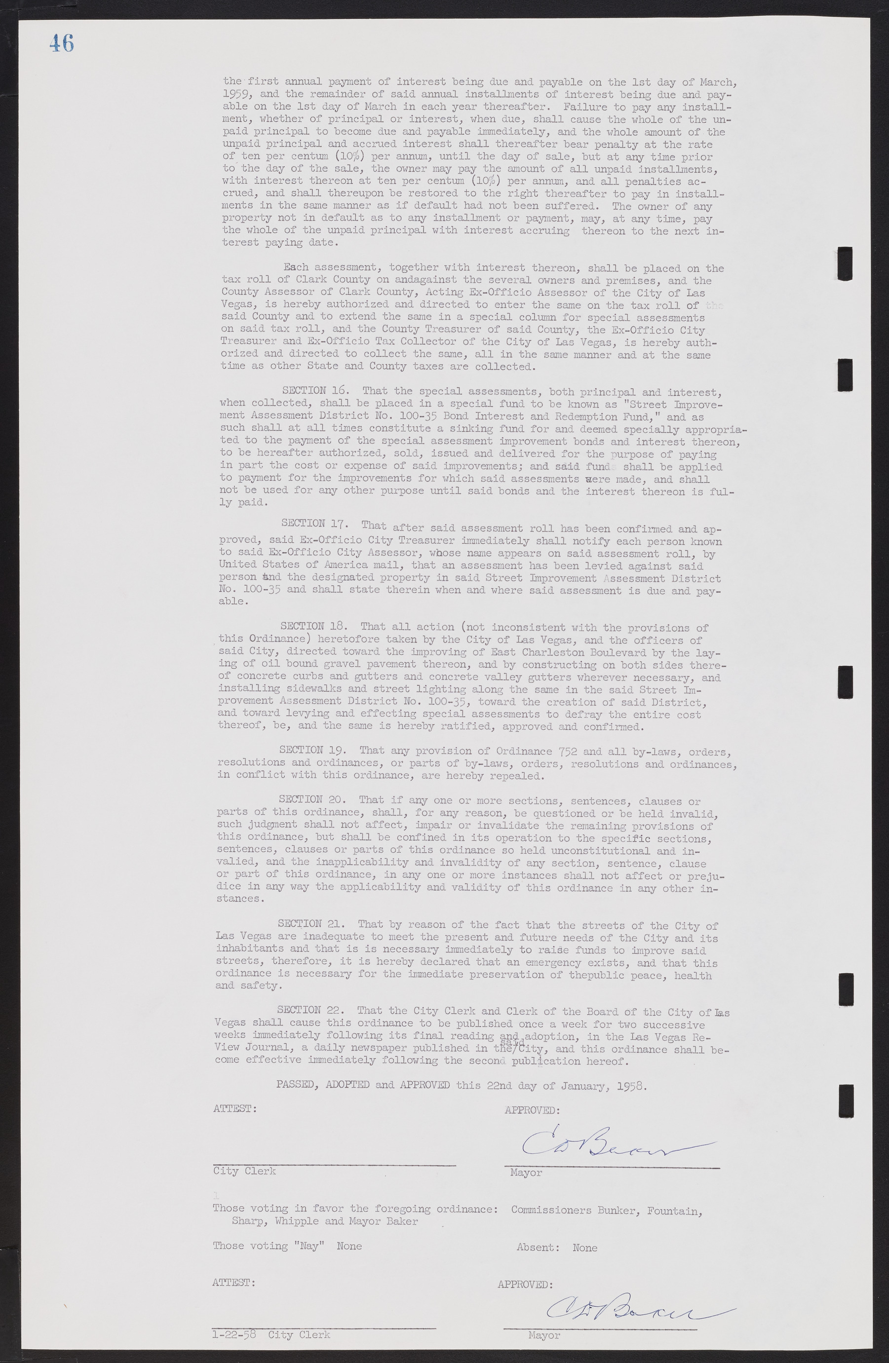 Las Vegas City Commission Minutes, November 20, 1957 to December 2, 1959, lvc000011-50