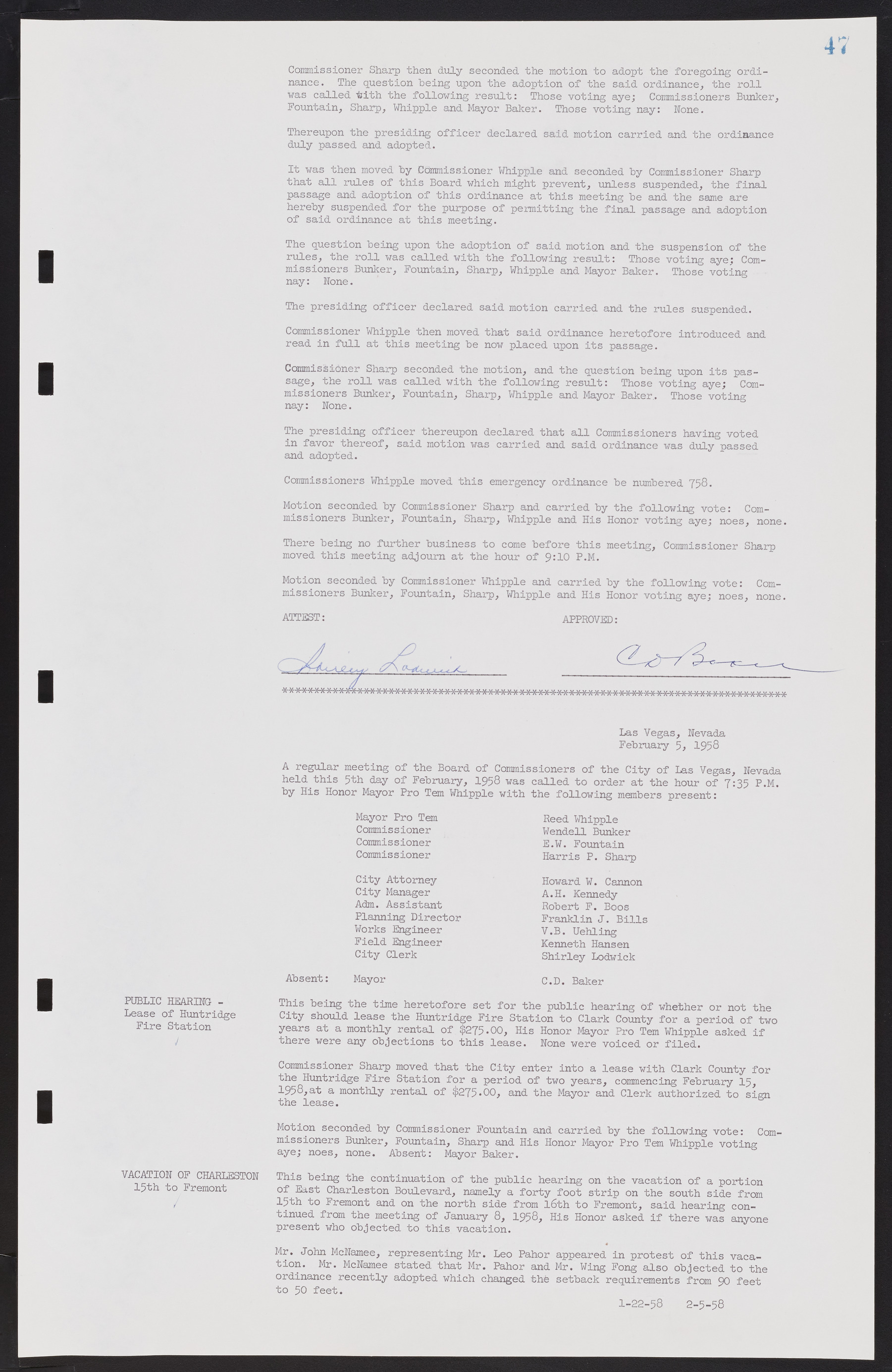 Las Vegas City Commission Minutes, November 20, 1957 to December 2, 1959, lvc000011-51