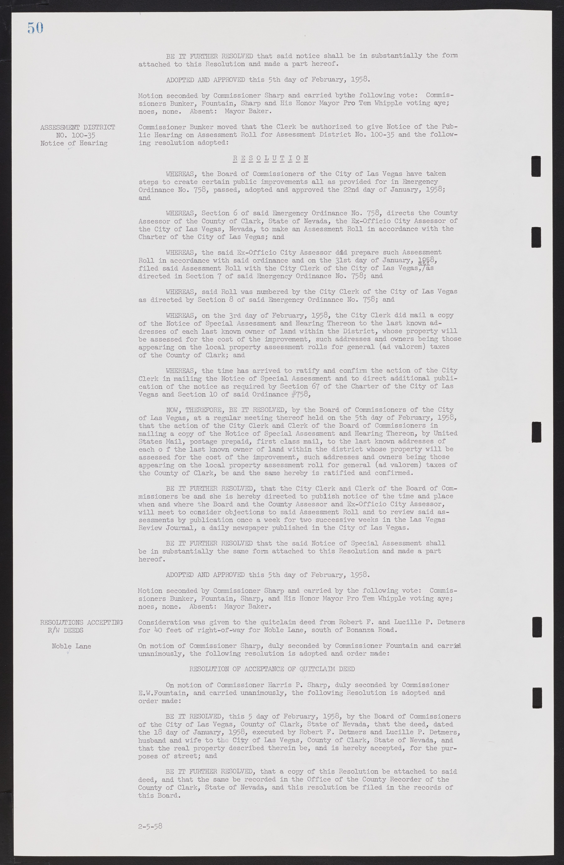 Las Vegas City Commission Minutes, November 20, 1957 to December 2, 1959, lvc000011-54