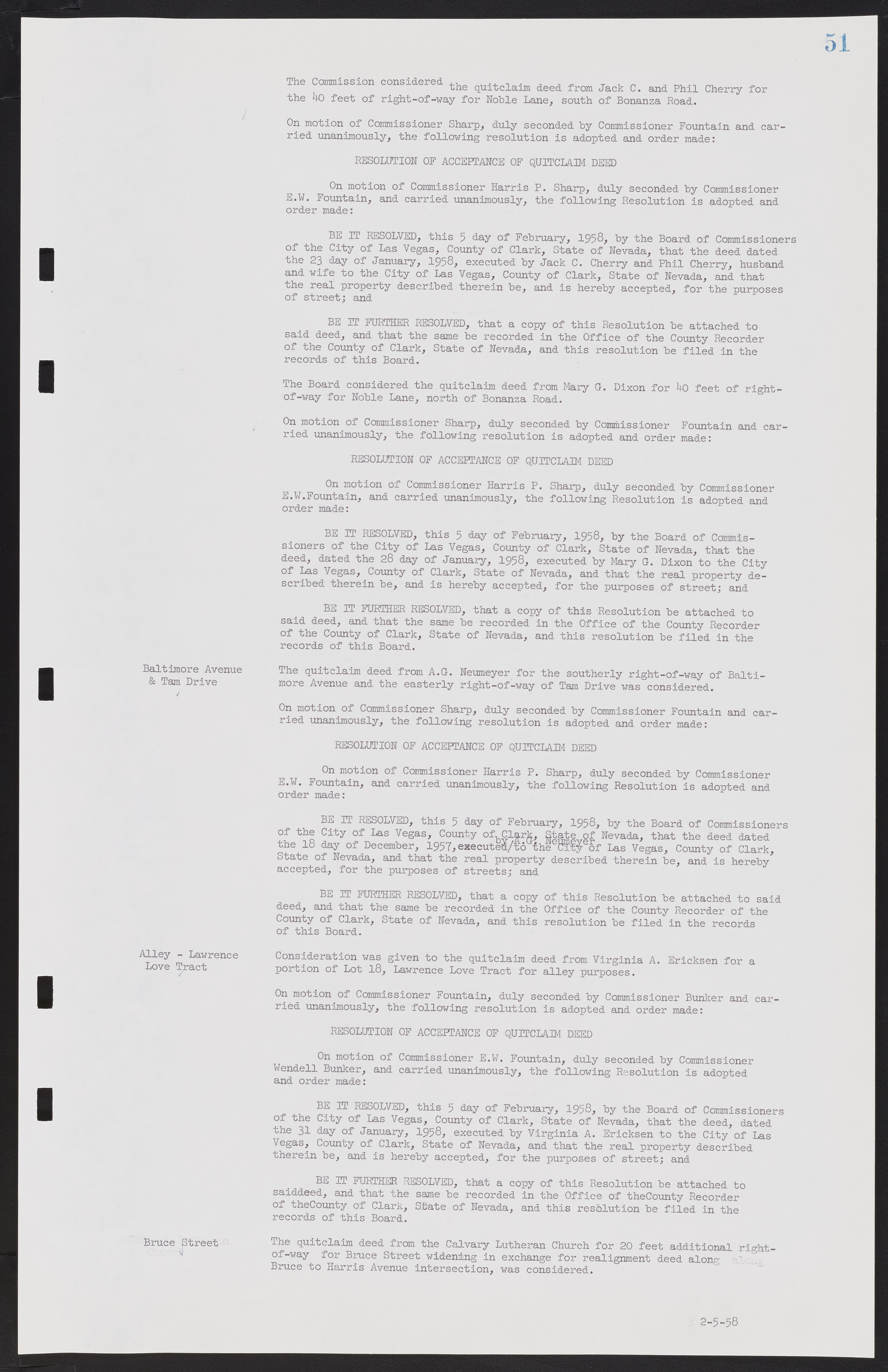 Las Vegas City Commission Minutes, November 20, 1957 to December 2, 1959, lvc000011-55