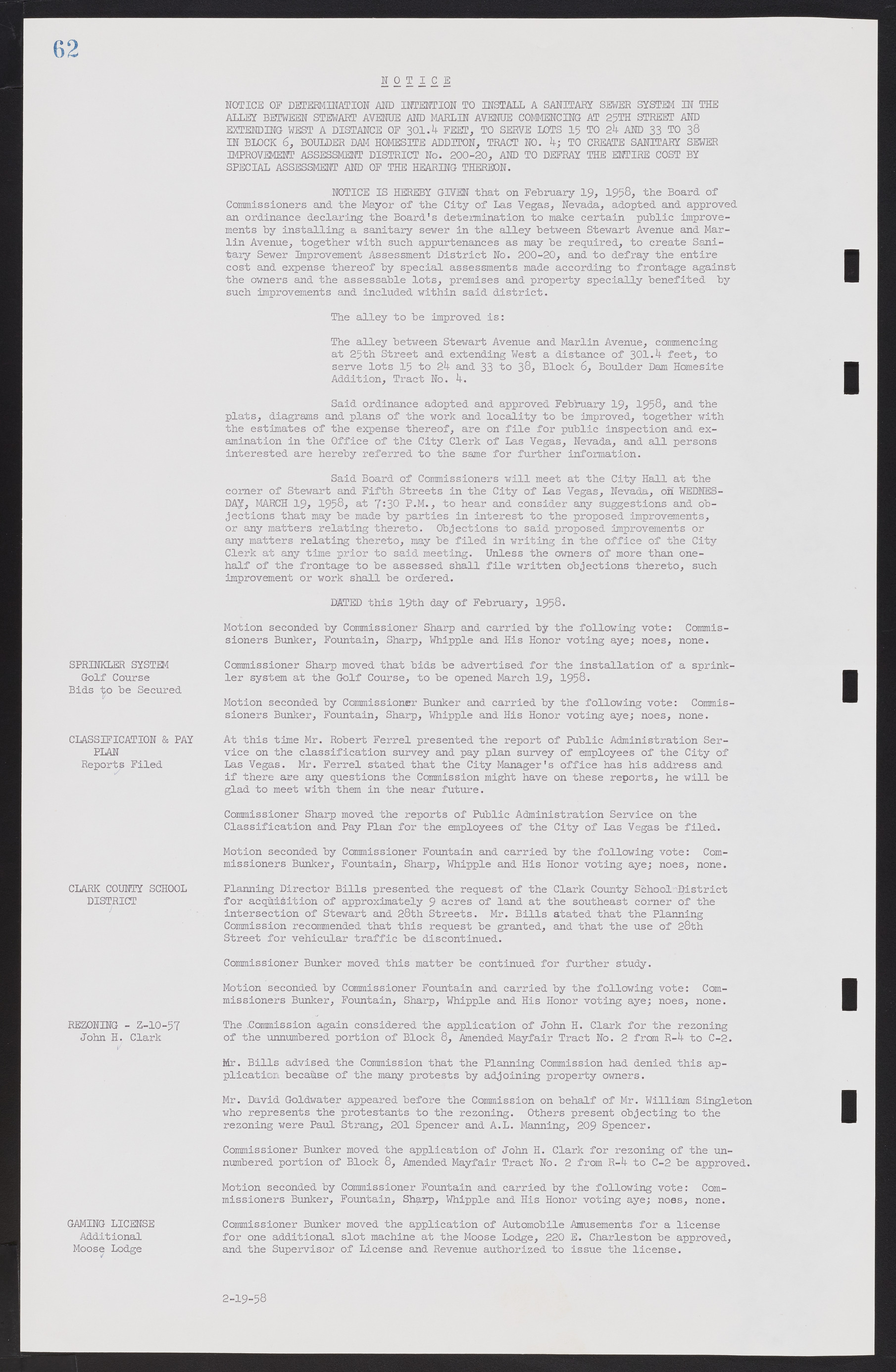 Las Vegas City Commission Minutes, November 20, 1957 to December 2, 1959, lvc000011-66