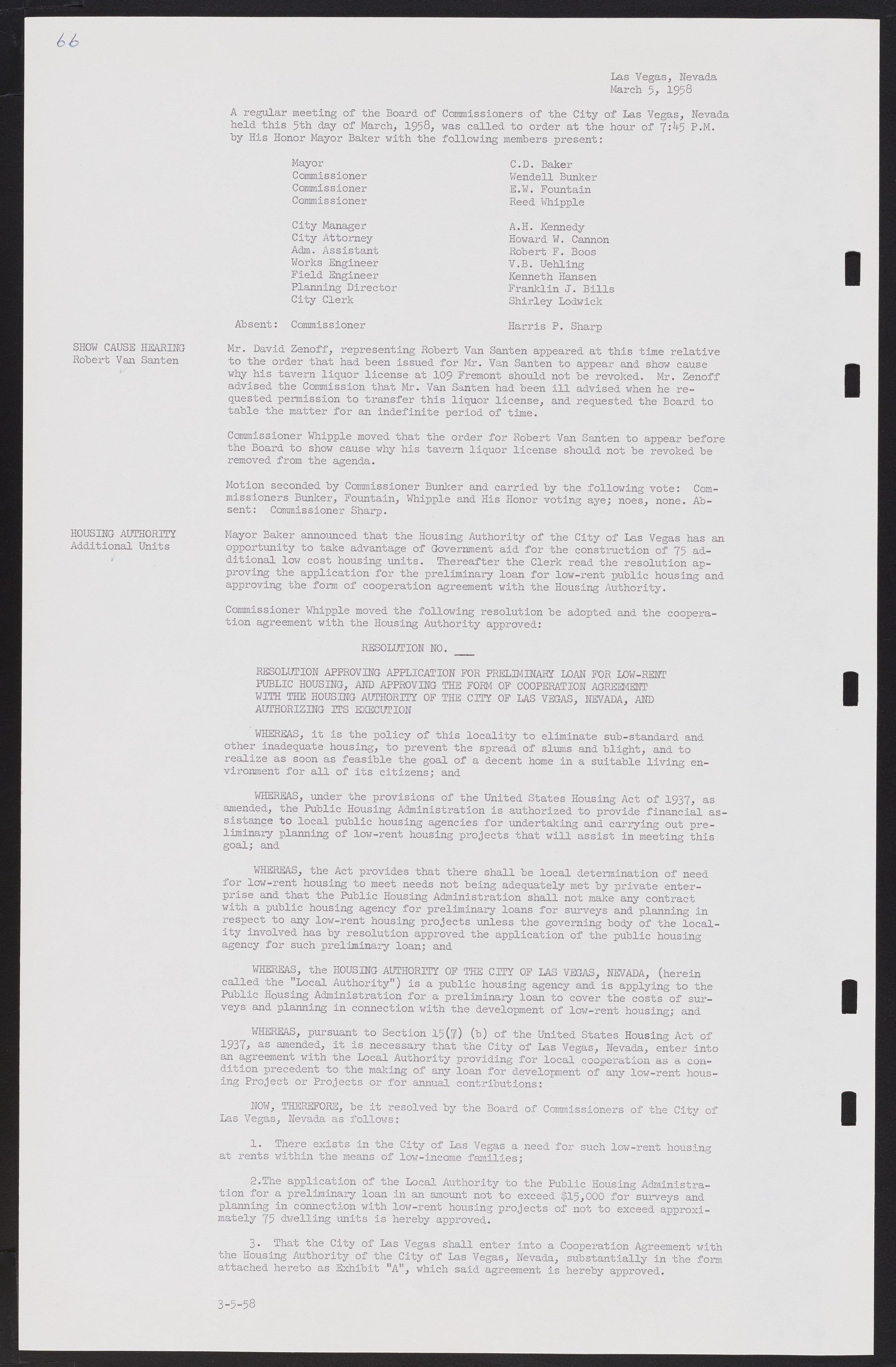 Las Vegas City Commission Minutes, November 20, 1957 to December 2, 1959, lvc000011-70