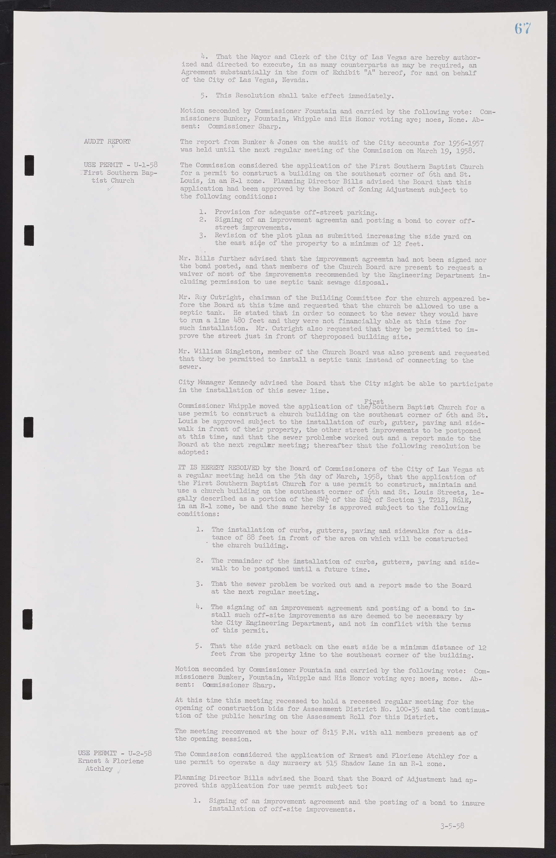 Las Vegas City Commission Minutes, November 20, 1957 to December 2, 1959, lvc000011-71