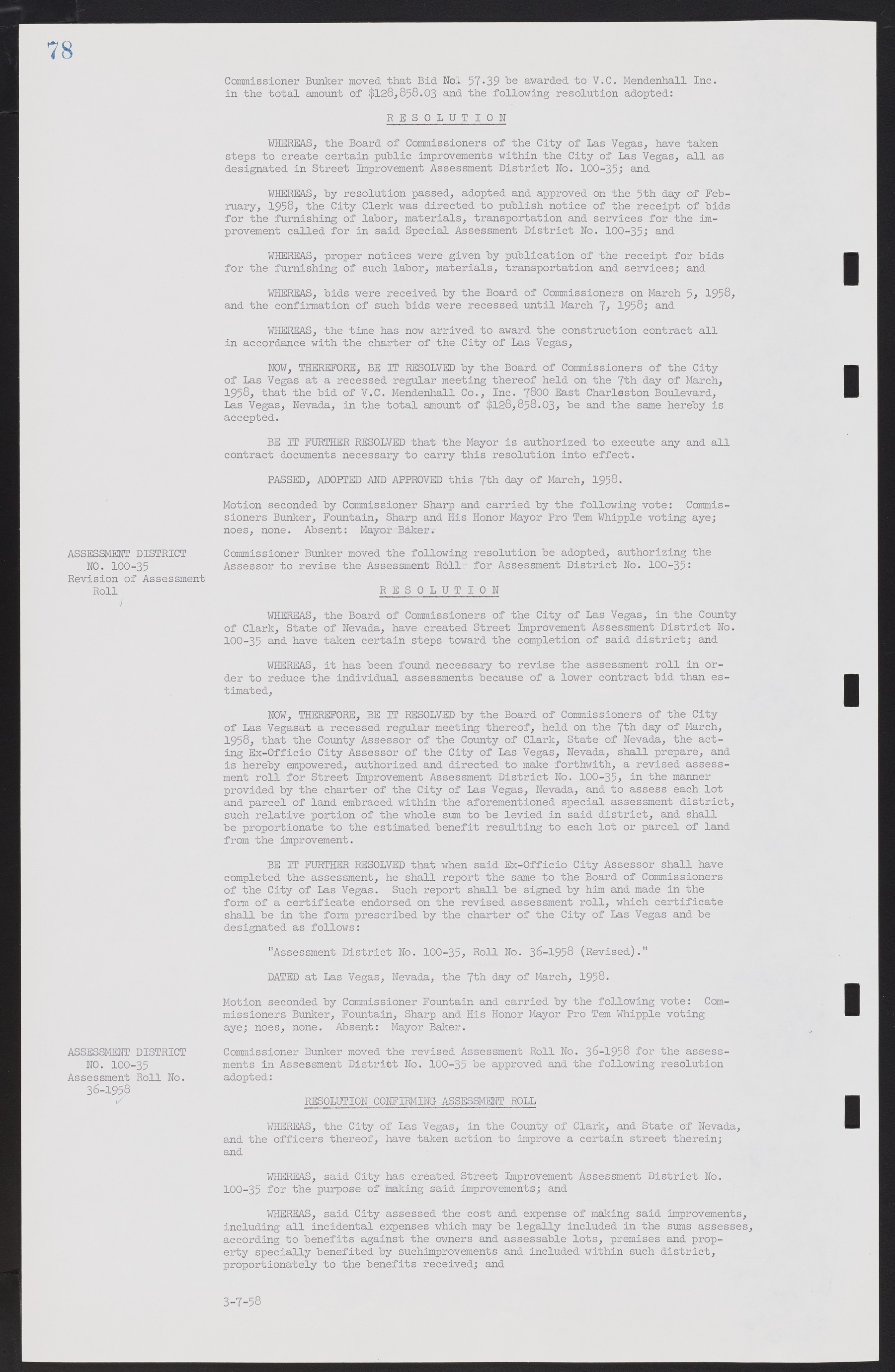 Las Vegas City Commission Minutes, November 20, 1957 to December 2, 1959, lvc000011-82