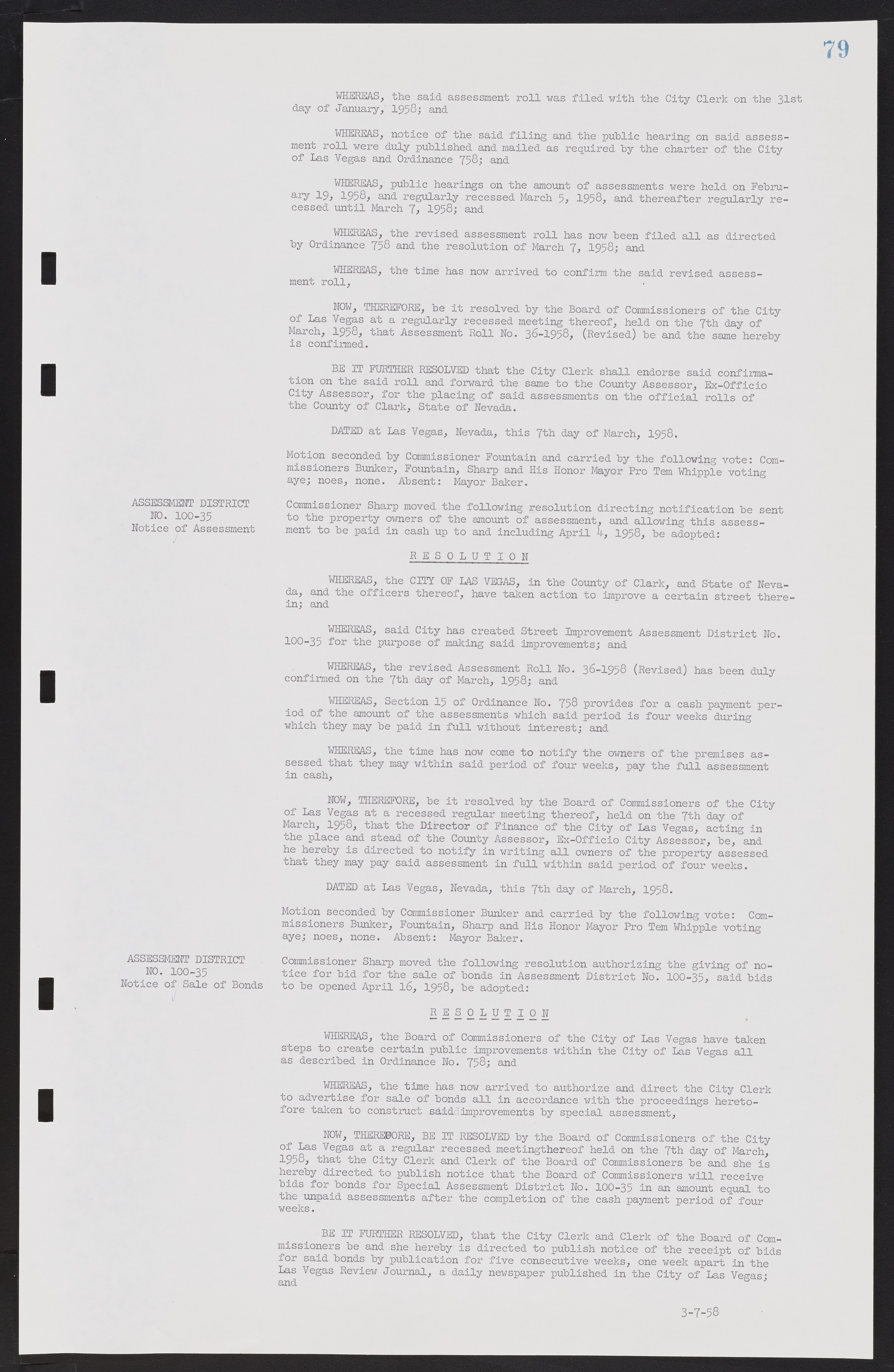 Las Vegas City Commission Minutes, November 20, 1957 to December 2, 1959, lvc000011-83