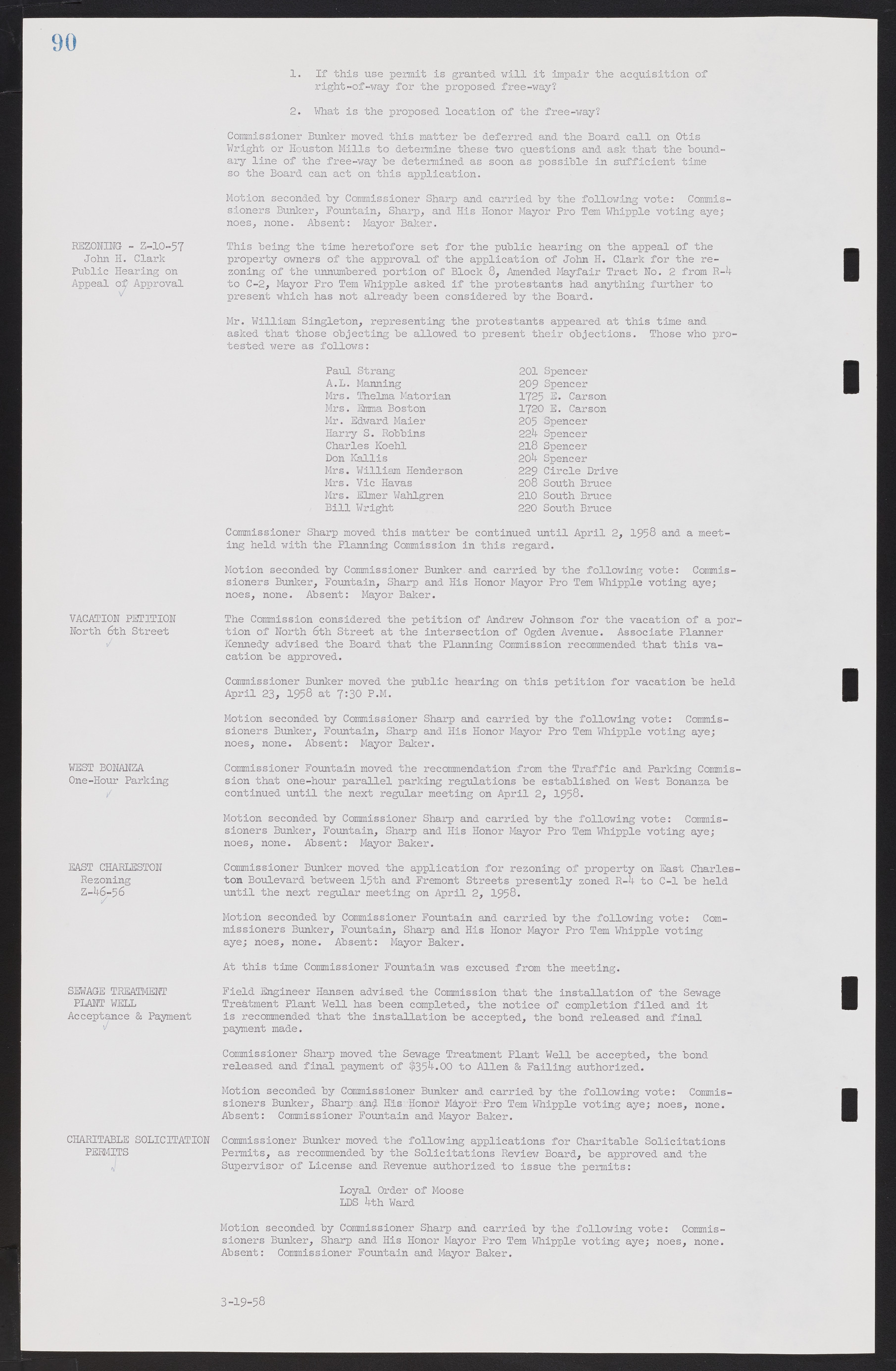 Las Vegas City Commission Minutes, November 20, 1957 to December 2, 1959, lvc000011-94