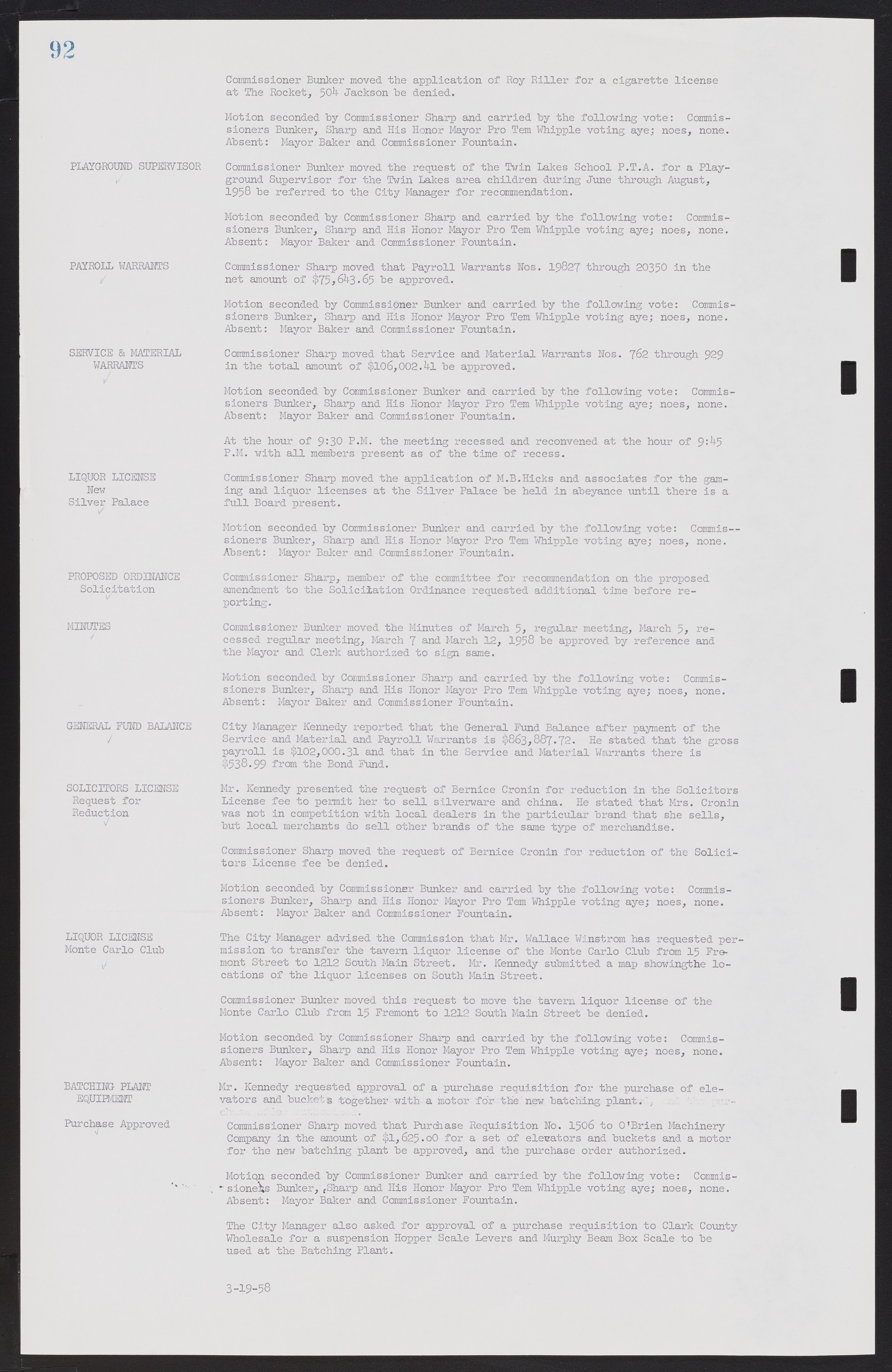 Las Vegas City Commission Minutes, November 20, 1957 to December 2, 1959, lvc000011-96