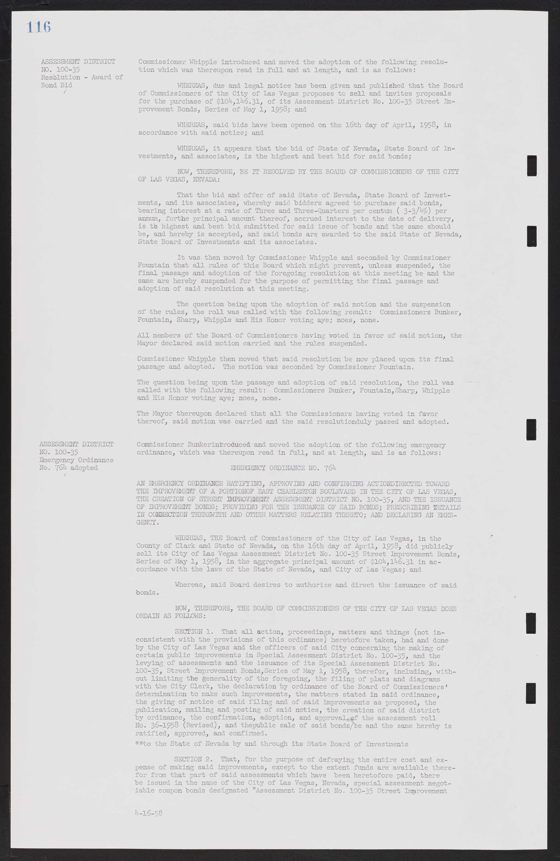 Las Vegas City Commission Minutes, November 20, 1957 to December 2, 1959, lvc000011-120