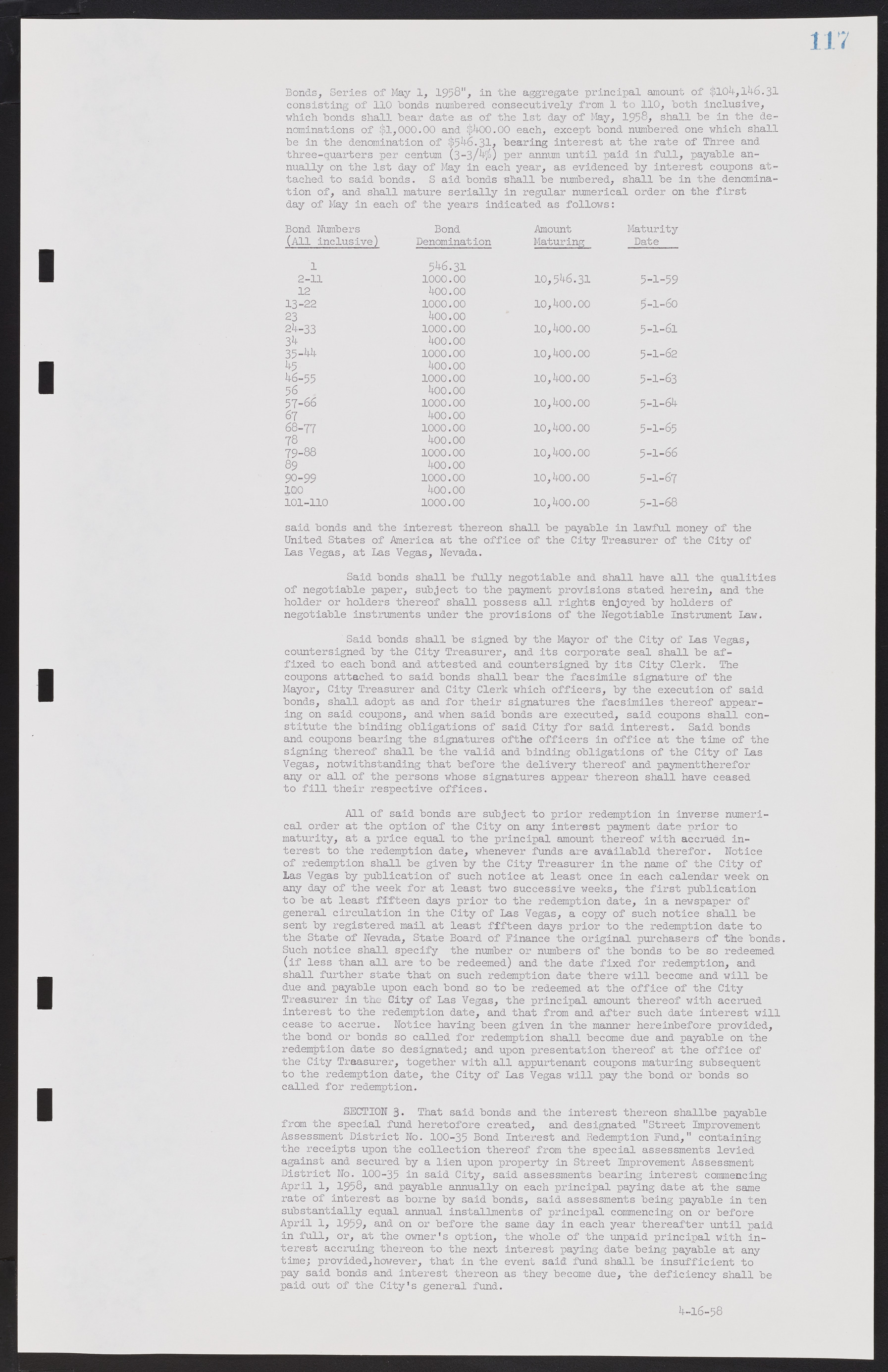 Las Vegas City Commission Minutes, November 20, 1957 to December 2, 1959, lvc000011-121