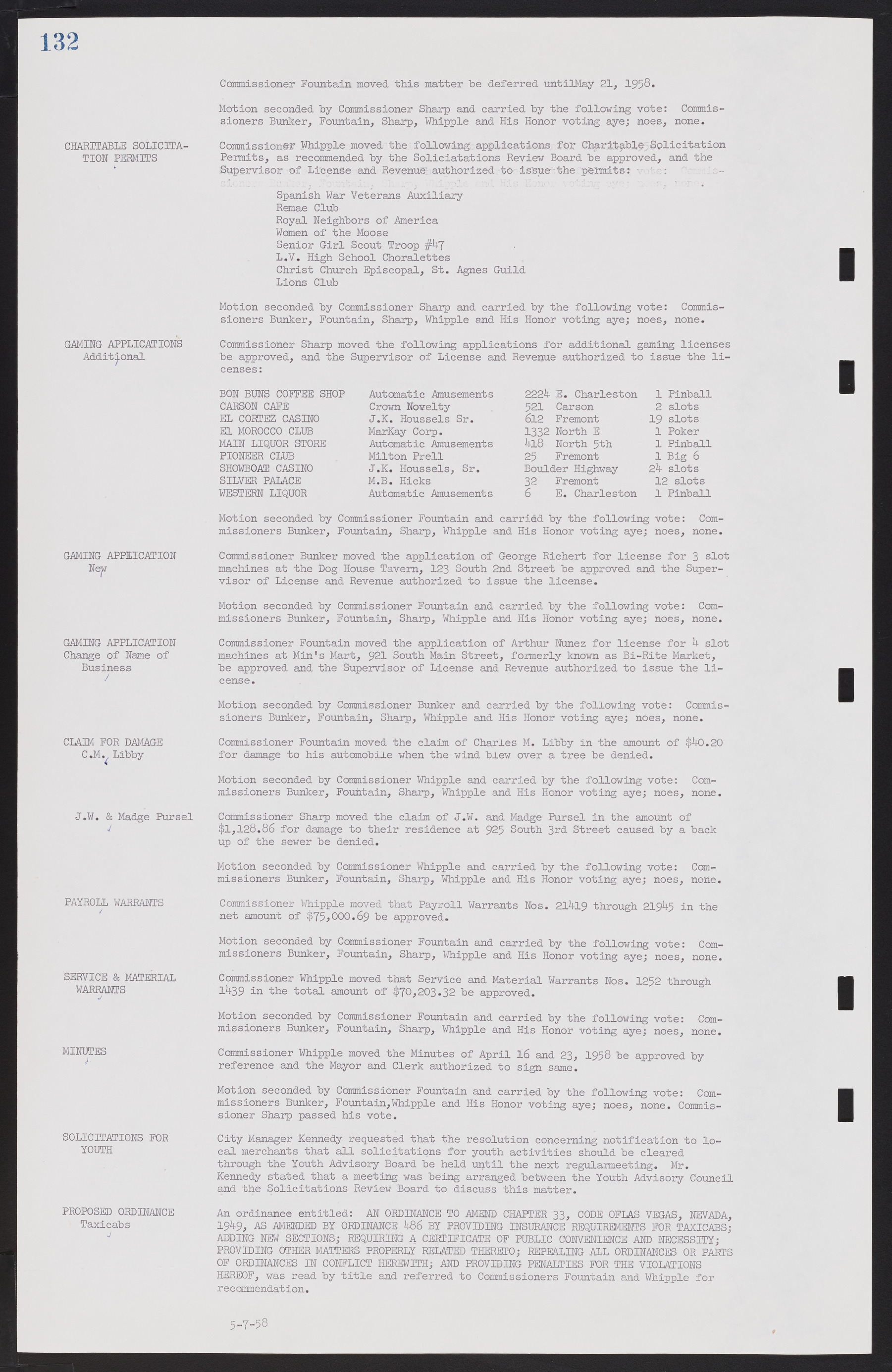 Las Vegas City Commission Minutes, November 20, 1957 to December 2, 1959, lvc000011-136