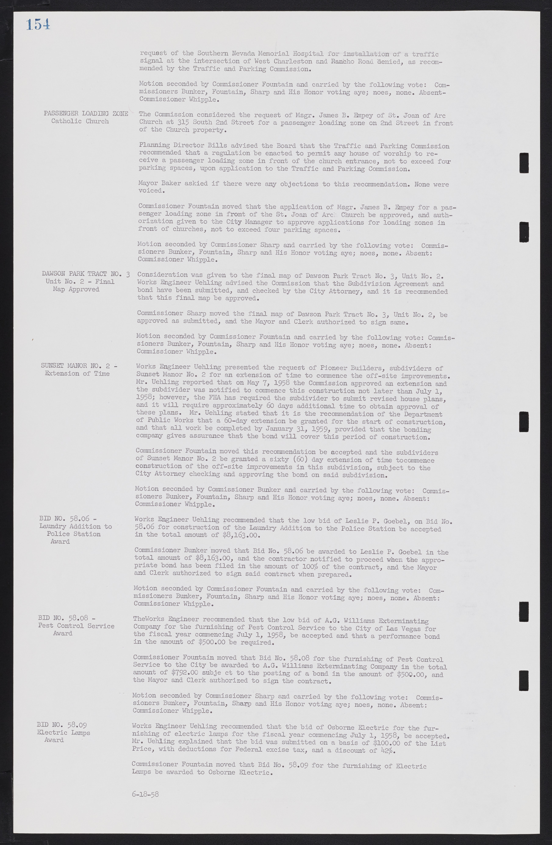 Las Vegas City Commission Minutes, November 20, 1957 to December 2, 1959, lvc000011-158