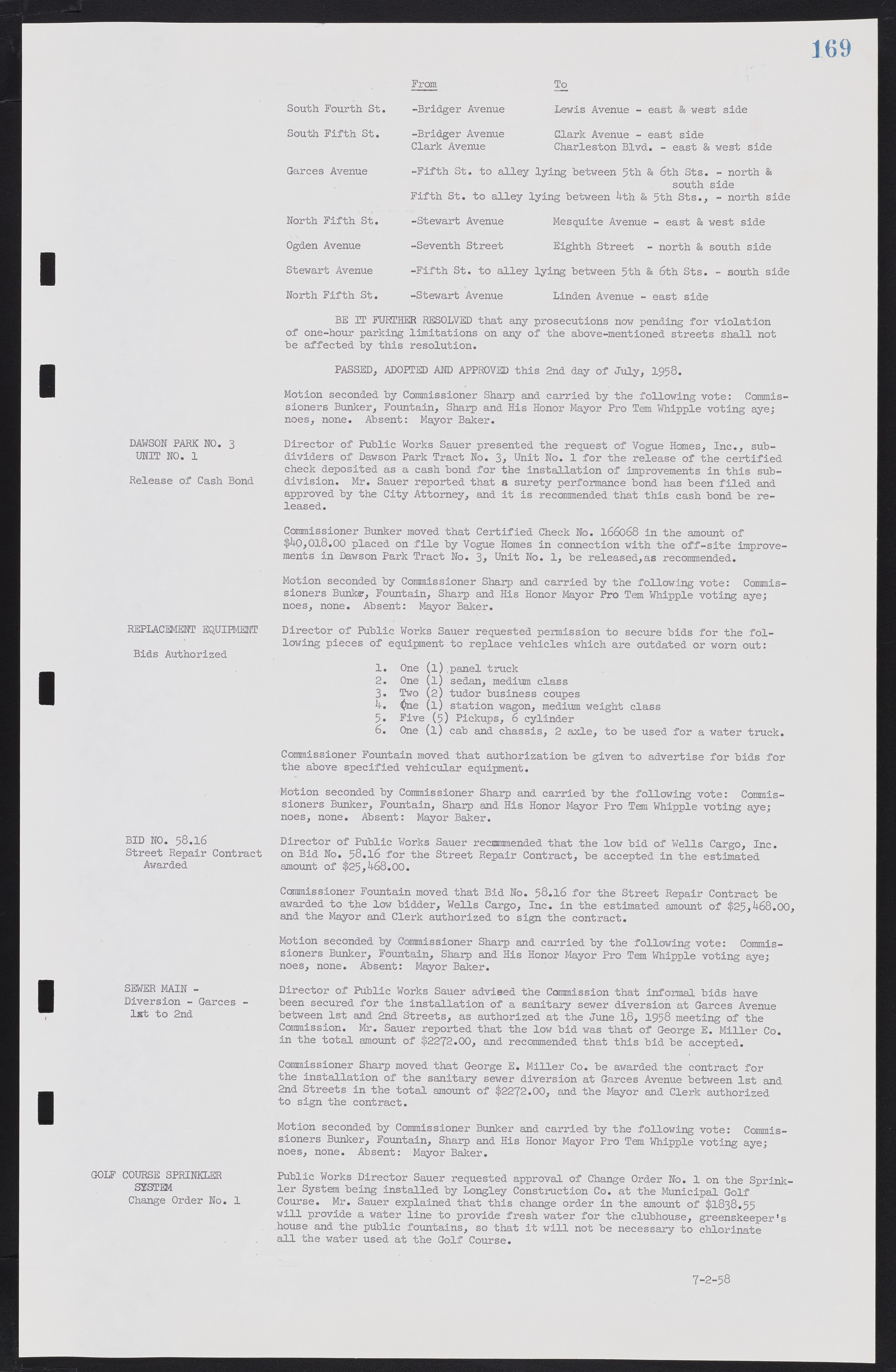 Las Vegas City Commission Minutes, November 20, 1957 to December 2, 1959, lvc000011-173