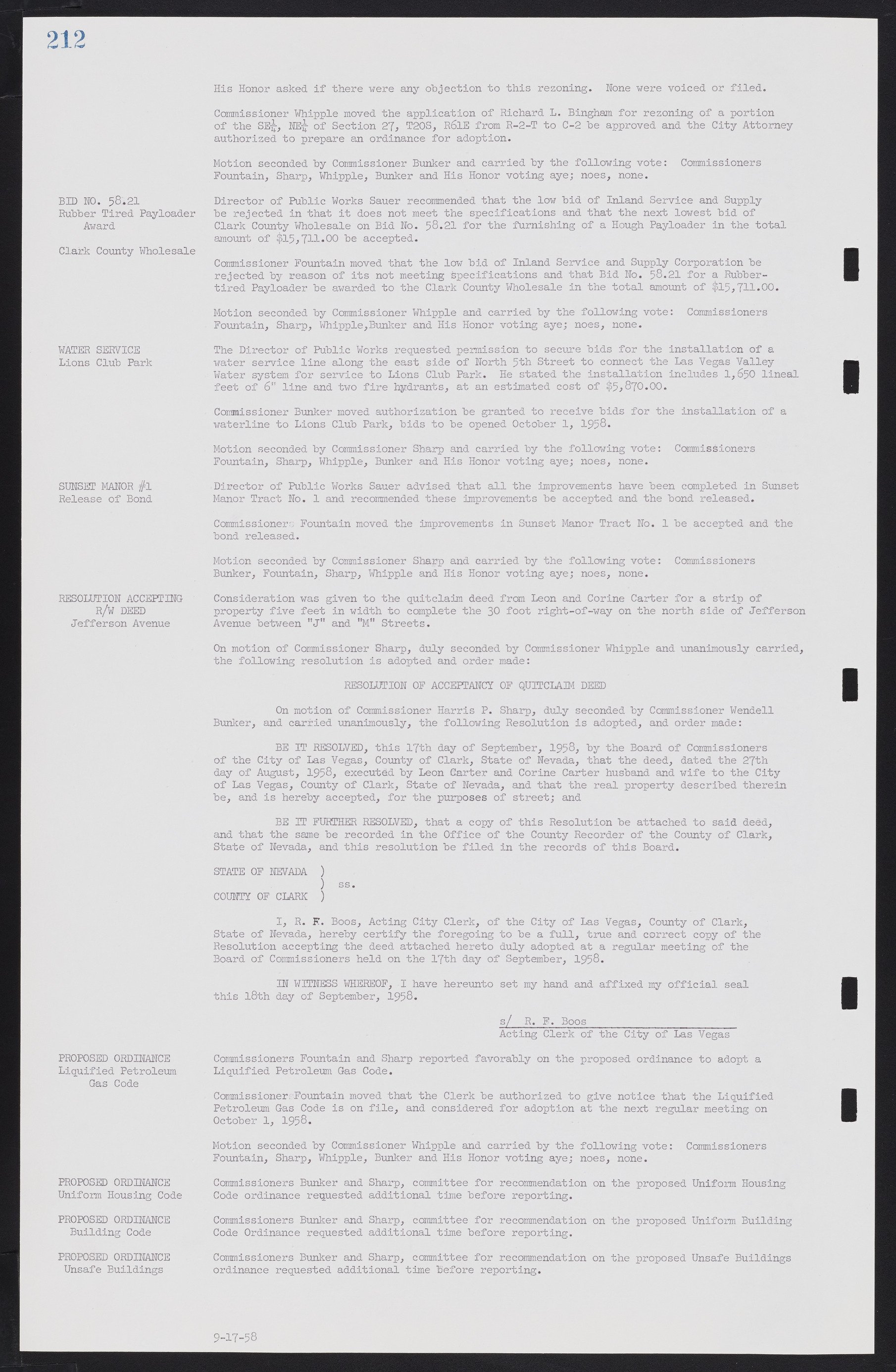 Las Vegas City Commission Minutes, November 20, 1957 to December 2, 1959, lvc000011-216