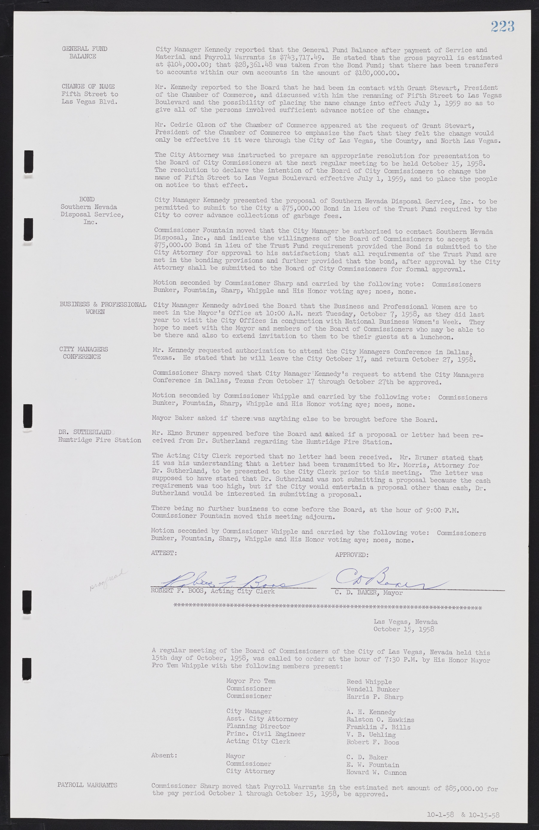 Las Vegas City Commission Minutes, November 20, 1957 to December 2, 1959, lvc000011-229