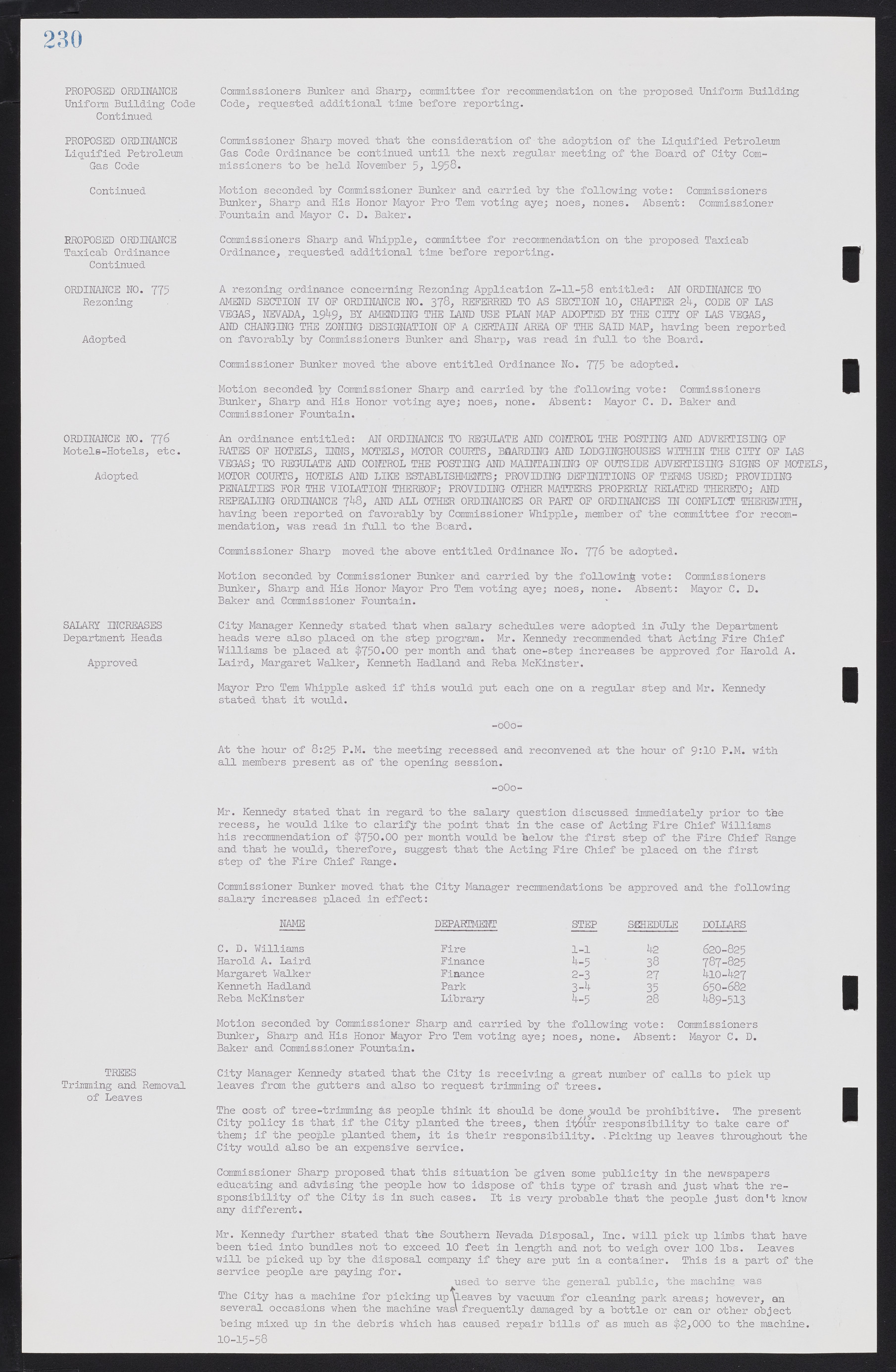 Las Vegas City Commission Minutes, November 20, 1957 to December 2, 1959, lvc000011-236