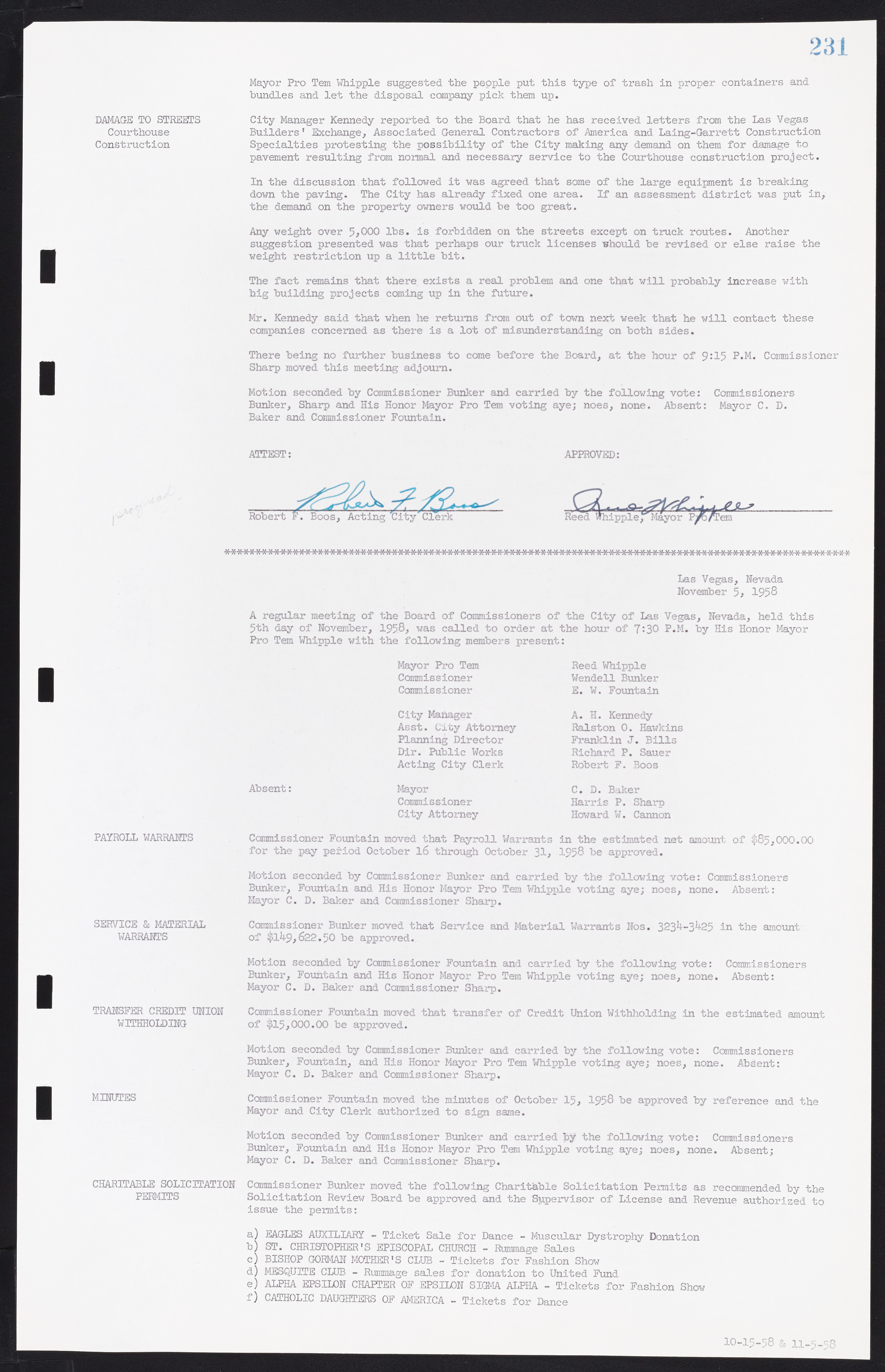 Las Vegas City Commission Minutes, November 20, 1957 to December 2, 1959, lvc000011-237