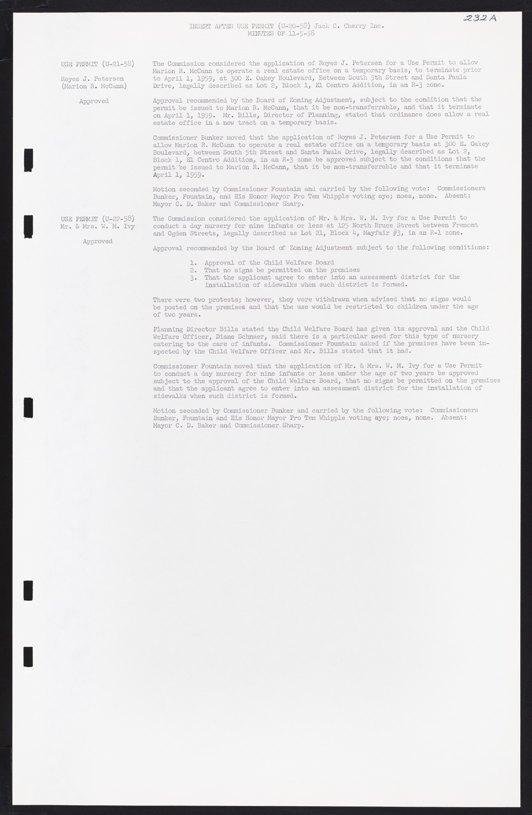 Las Vegas City Commission Minutes, November 20, 1957 to December 2, 1959, lvc000011-239