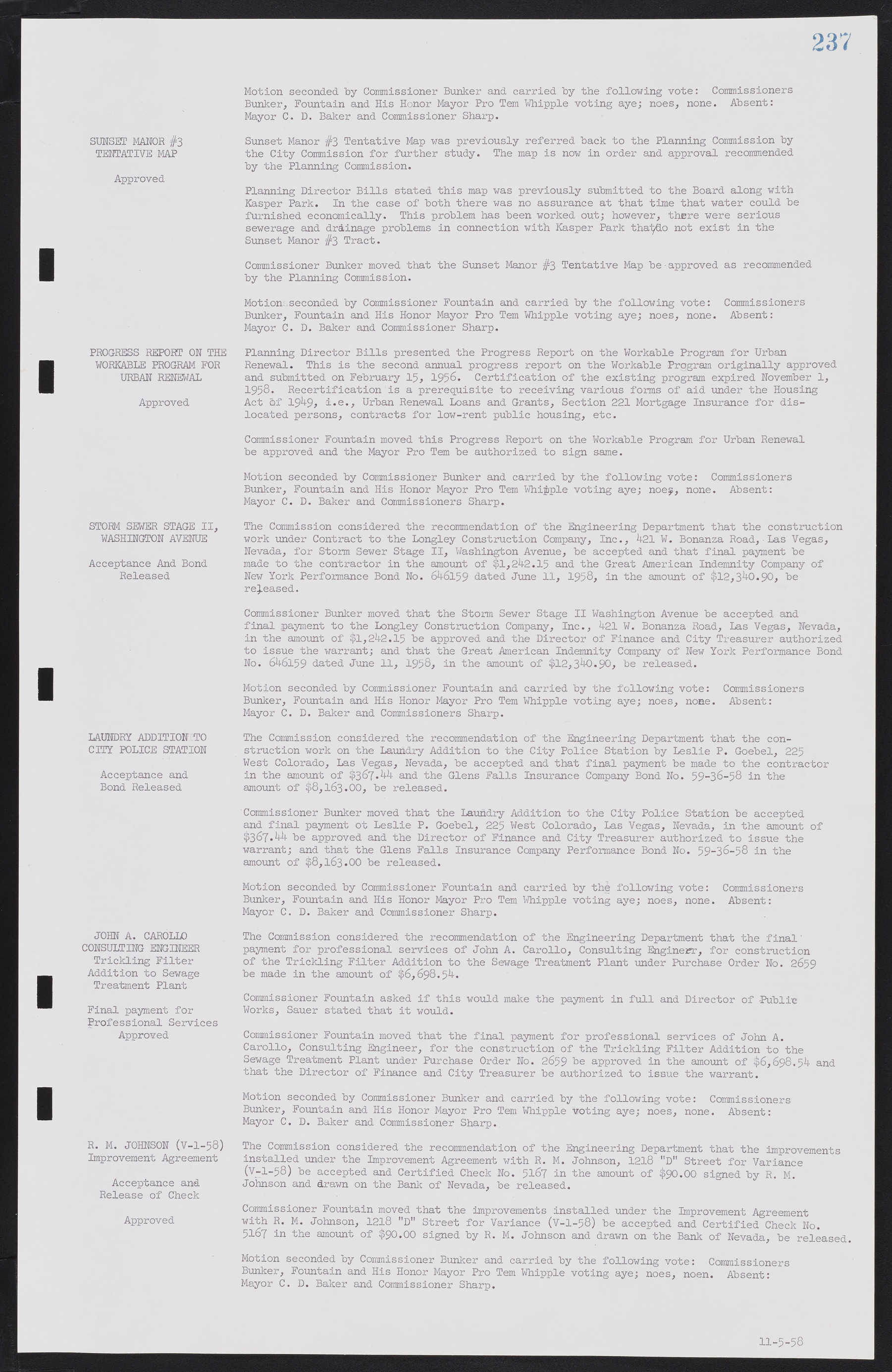 Las Vegas City Commission Minutes, November 20, 1957 to December 2, 1959, lvc000011-245