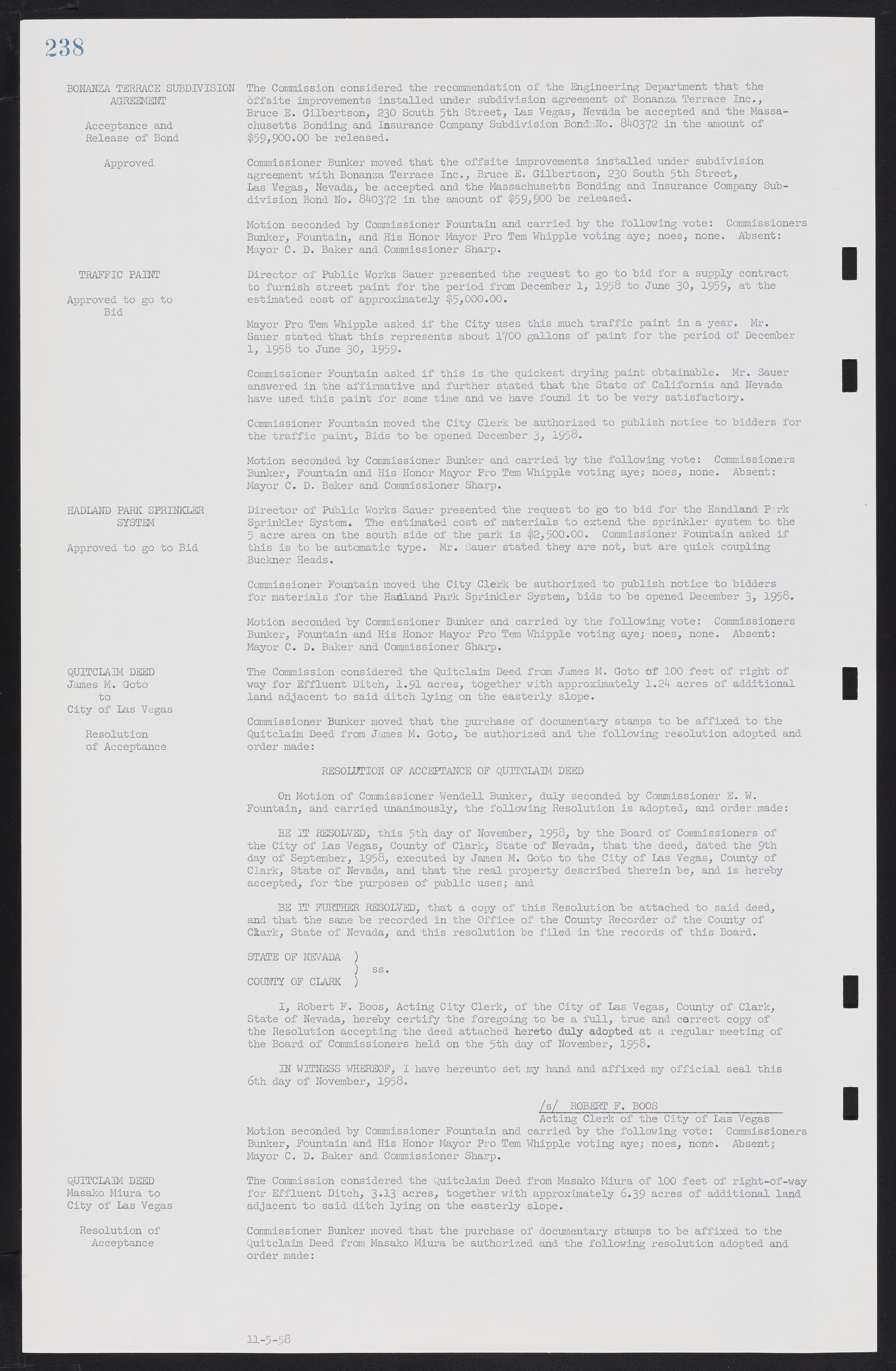 Las Vegas City Commission Minutes, November 20, 1957 to December 2, 1959, lvc000011-246