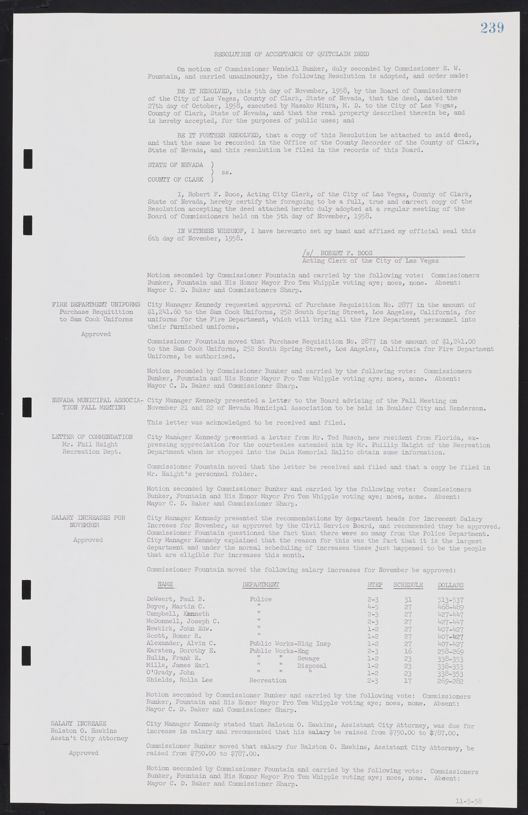 Las Vegas City Commission Minutes, November 20, 1957 to December 2, 1959, lvc000011-247