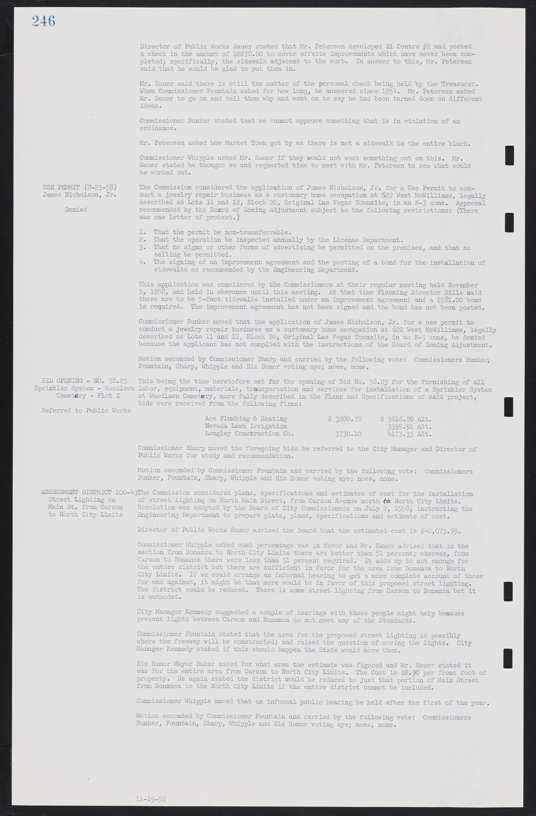 Las Vegas City Commission Minutes, November 20, 1957 to December 2, 1959, lvc000011-254