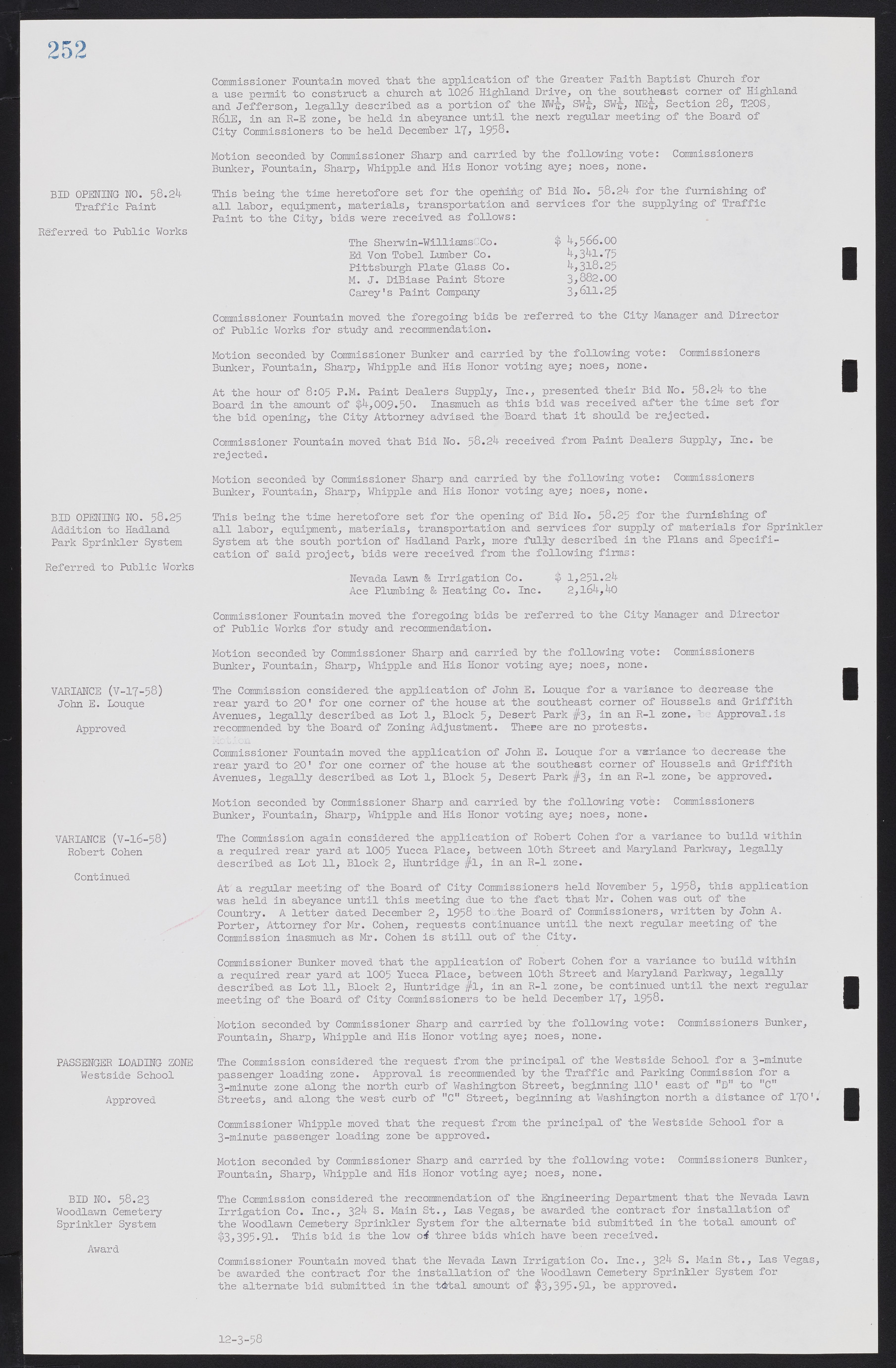 Las Vegas City Commission Minutes, November 20, 1957 to December 2, 1959, lvc000011-260