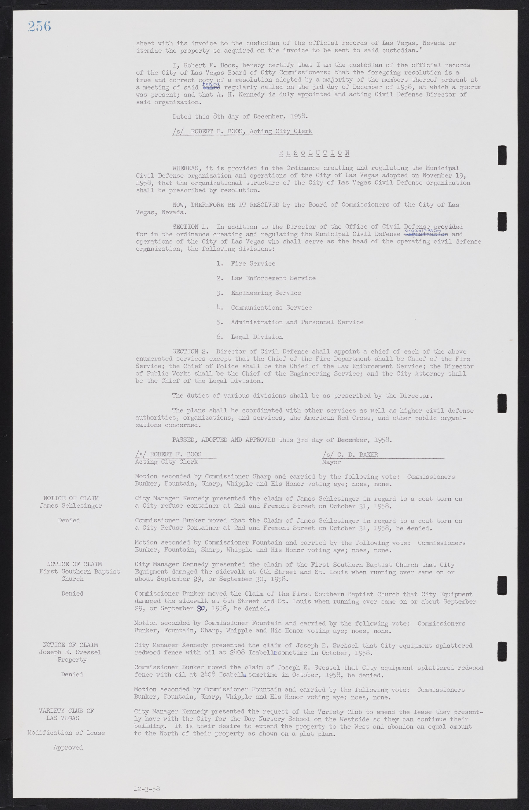 Las Vegas City Commission Minutes, November 20, 1957 to December 2, 1959, lvc000011-264