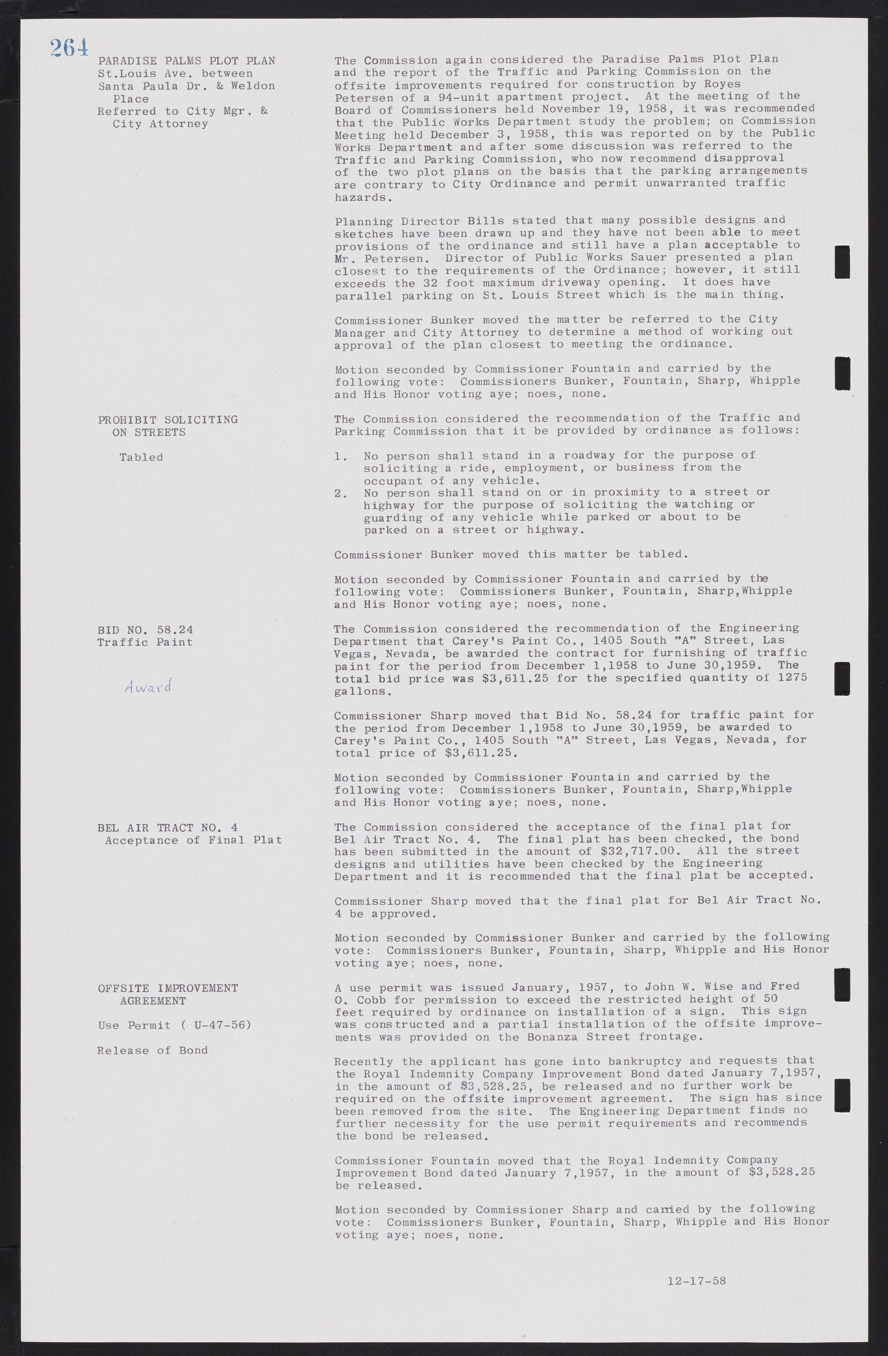 Las Vegas City Commission Minutes, November 20, 1957 to December 2, 1959, lvc000011-272
