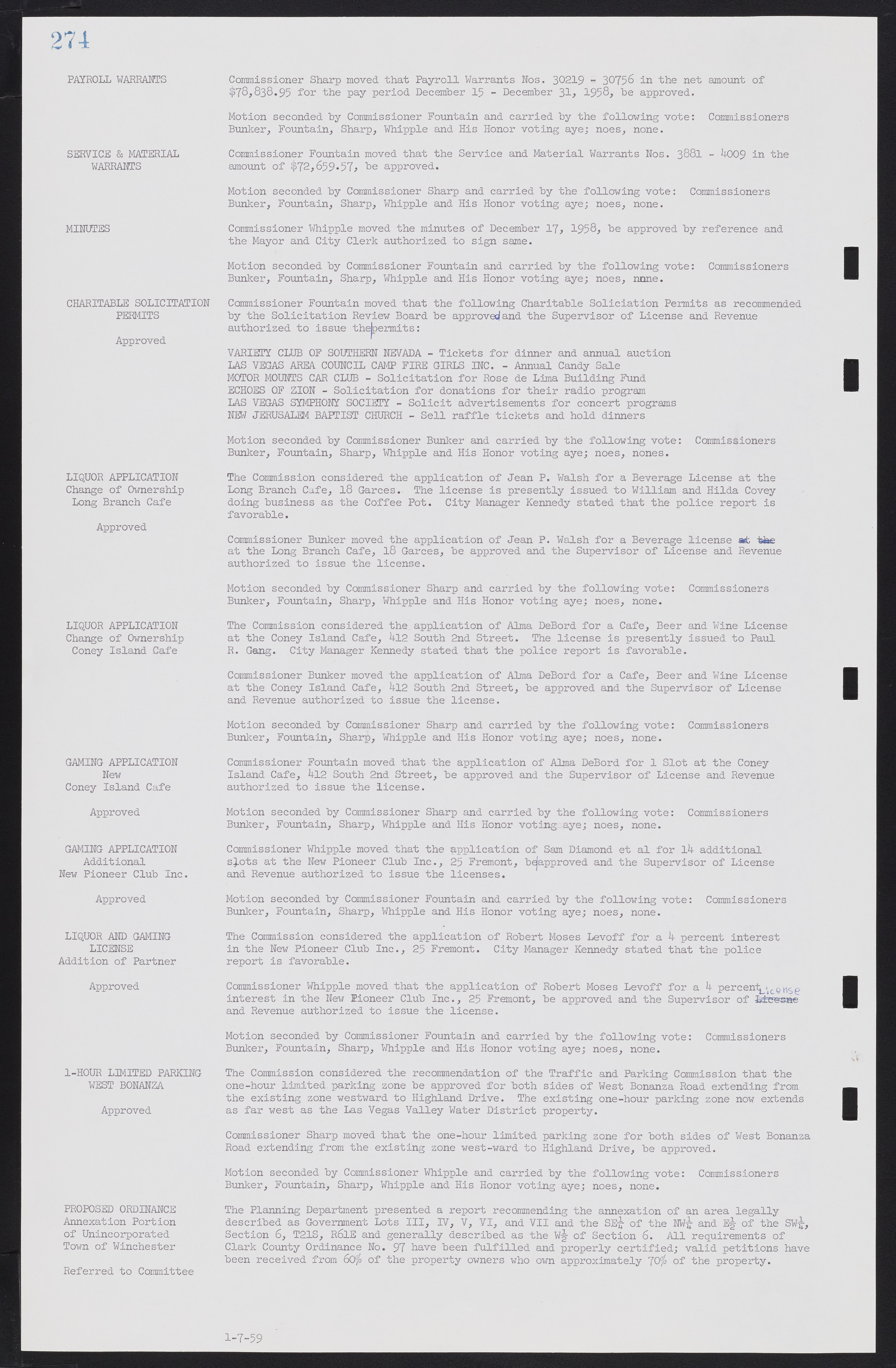 Las Vegas City Commission Minutes, November 20, 1957 to December 2, 1959, lvc000011-282