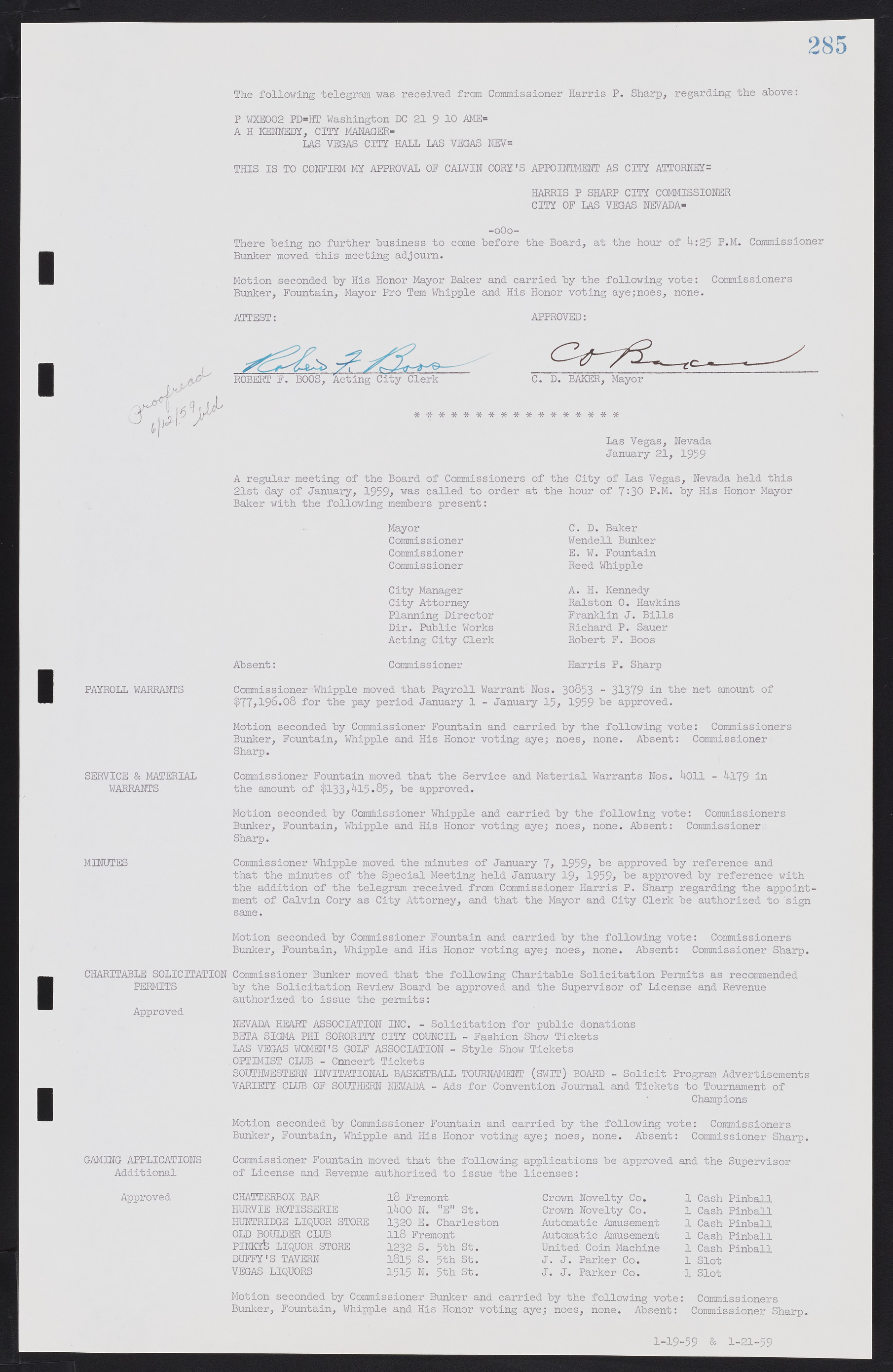 Las Vegas City Commission Minutes, November 20, 1957 to December 2, 1959, lvc000011-293