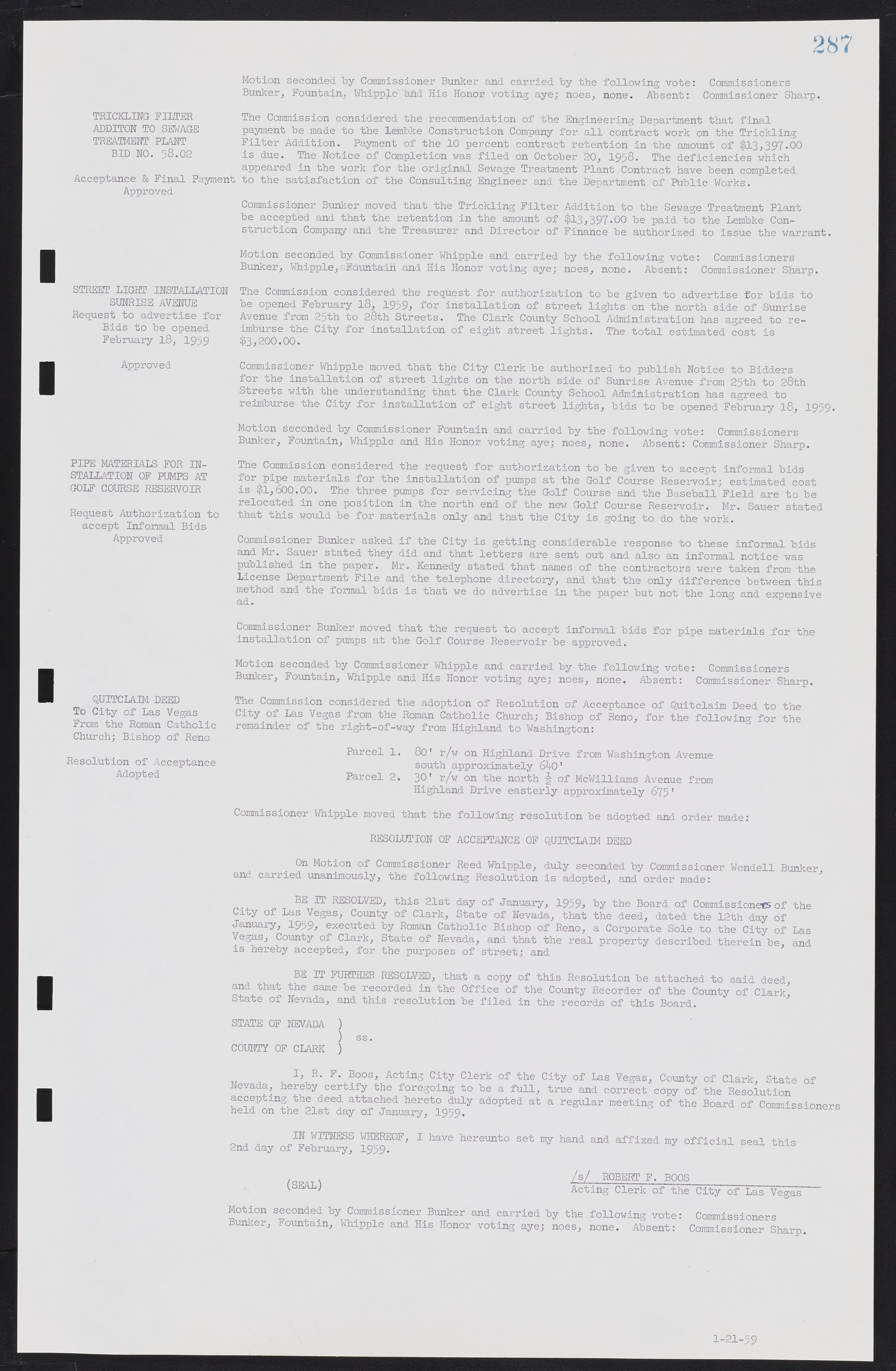 Las Vegas City Commission Minutes, November 20, 1957 to December 2, 1959, lvc000011-295
