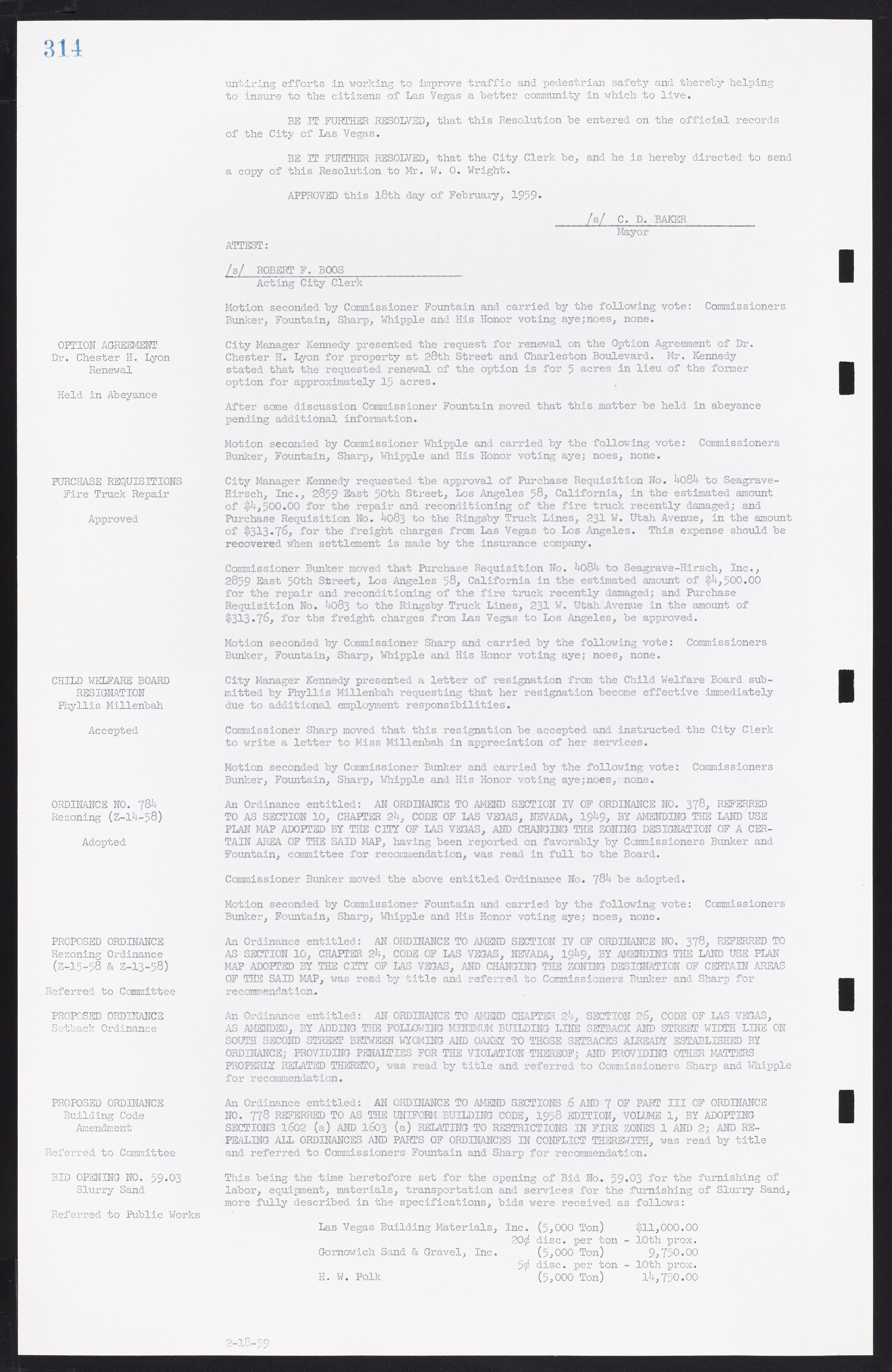 Las Vegas City Commission Minutes, November 20, 1957 to December 2, 1959, lvc000011-322