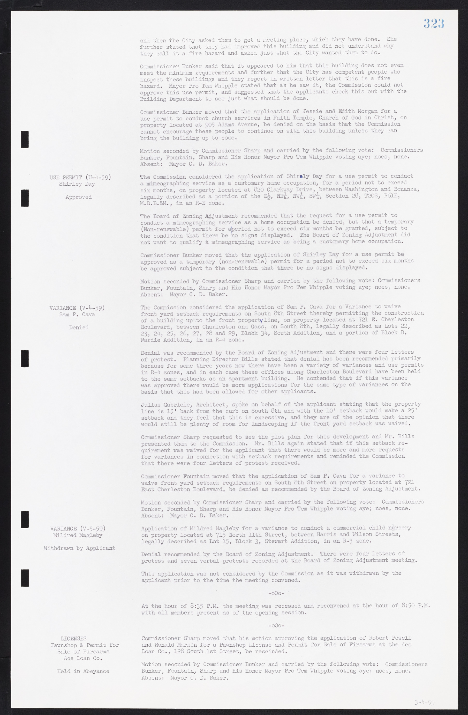 Las Vegas City Commission Minutes, November 20, 1957 to December 2, 1959, lvc000011-331