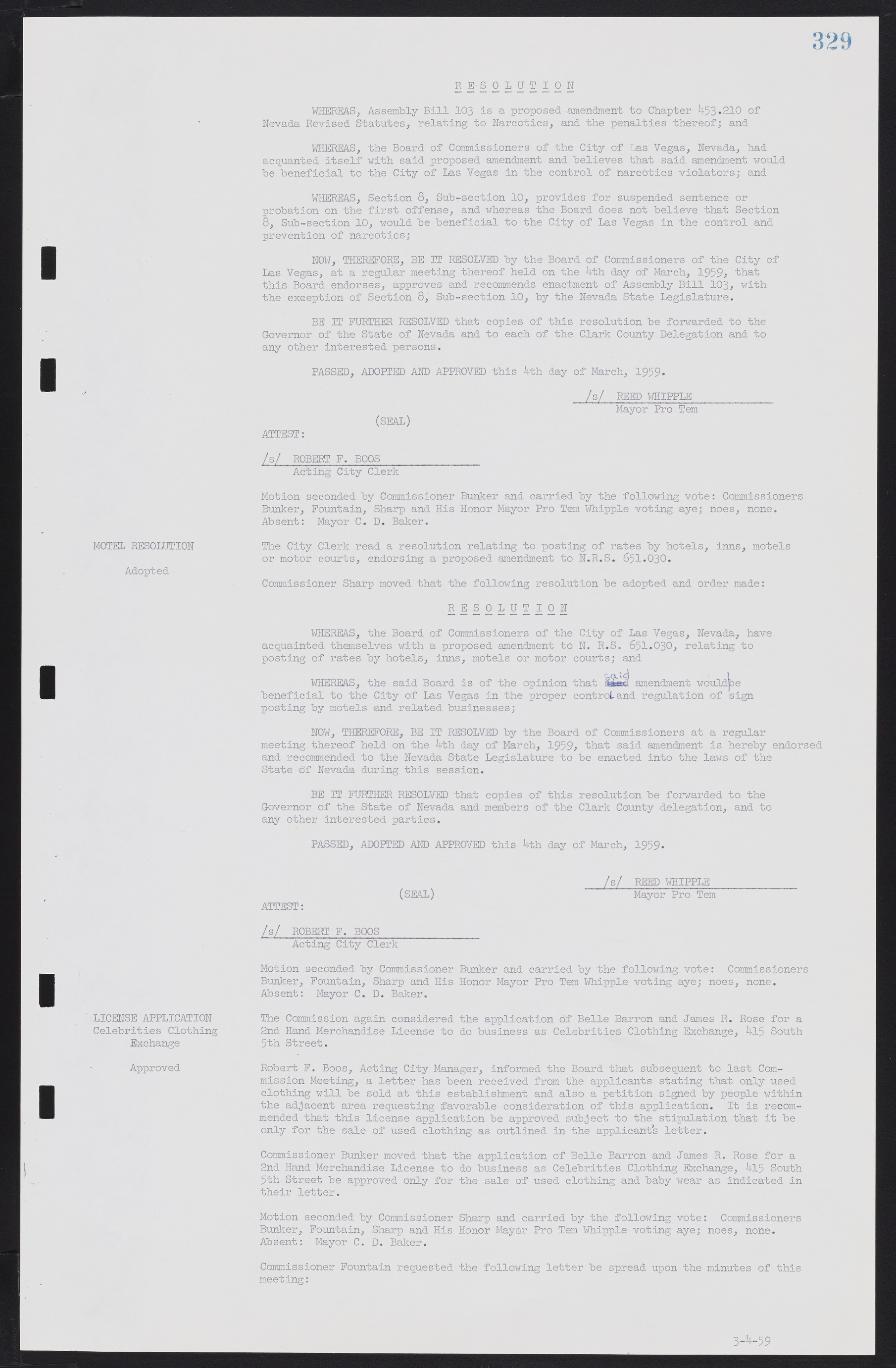 Las Vegas City Commission Minutes, November 20, 1957 to December 2, 1959, lvc000011-337