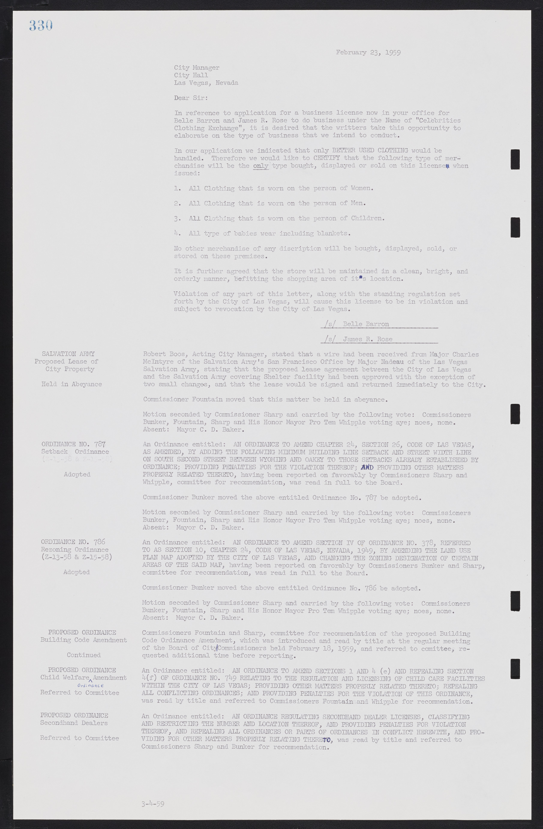 Las Vegas City Commission Minutes, November 20, 1957 to December 2, 1959, lvc000011-338