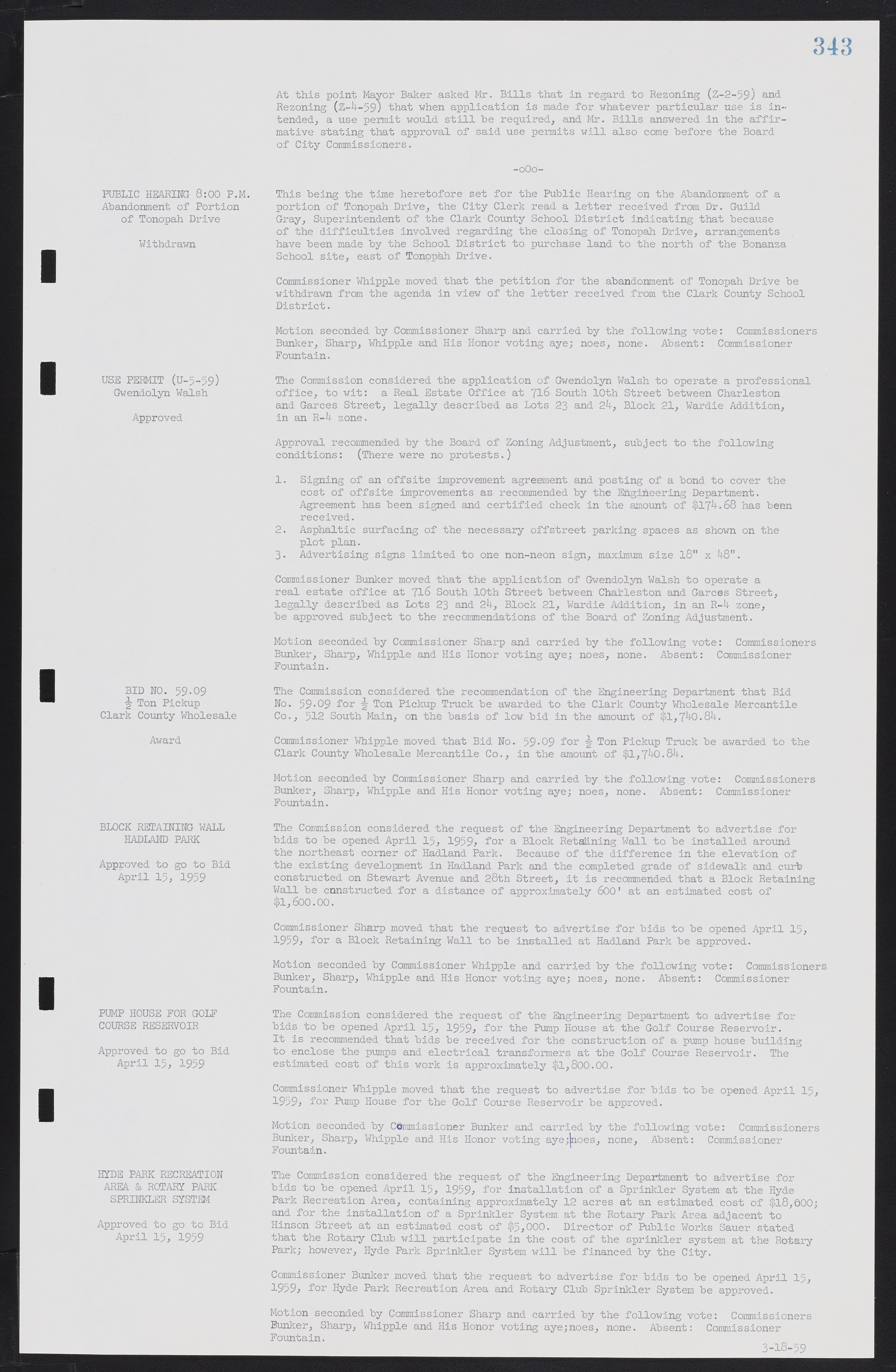 Las Vegas City Commission Minutes, November 20, 1957 to December 2, 1959, lvc000011-351