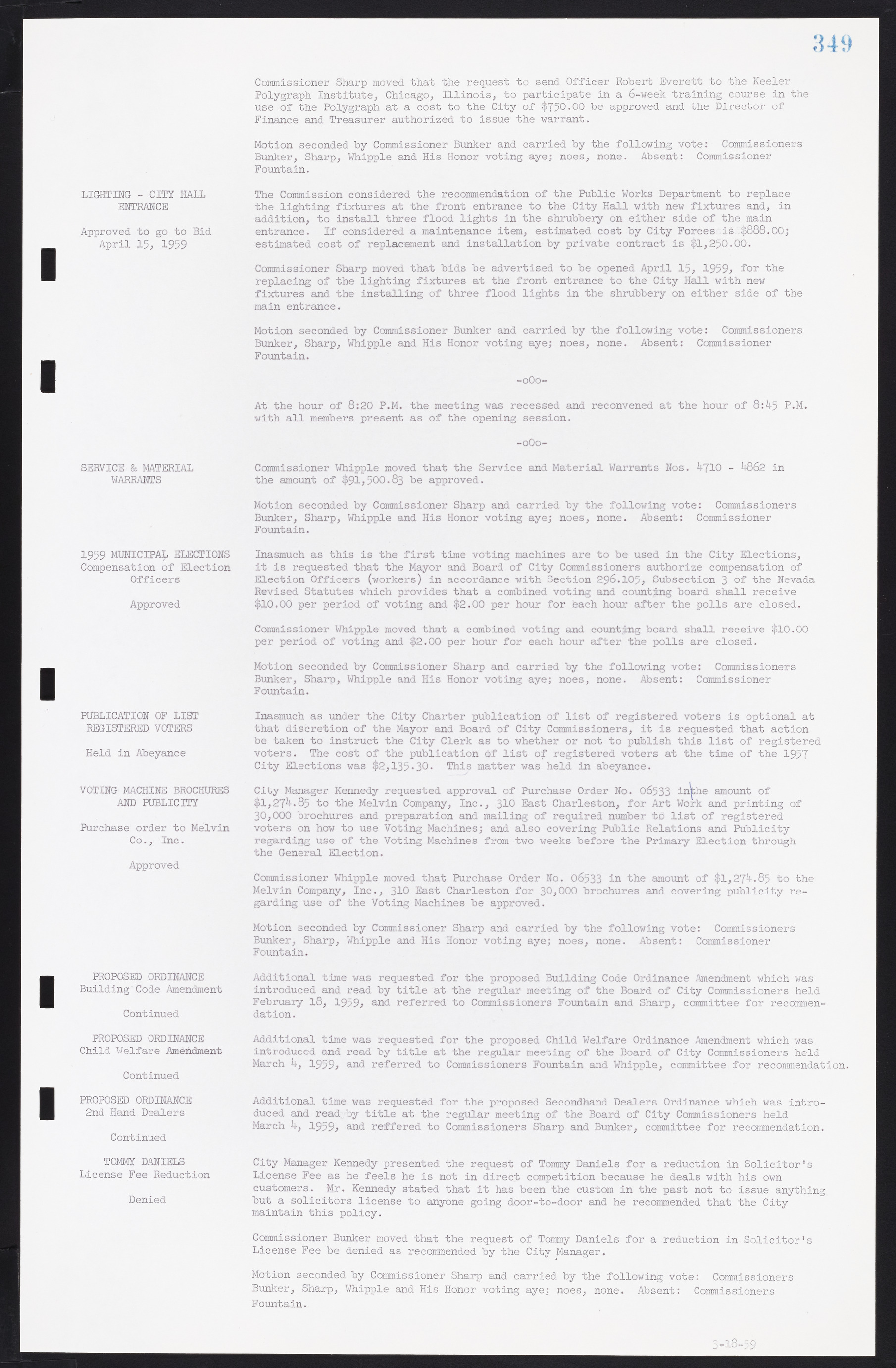 Las Vegas City Commission Minutes, November 20, 1957 to December 2, 1959, lvc000011-357