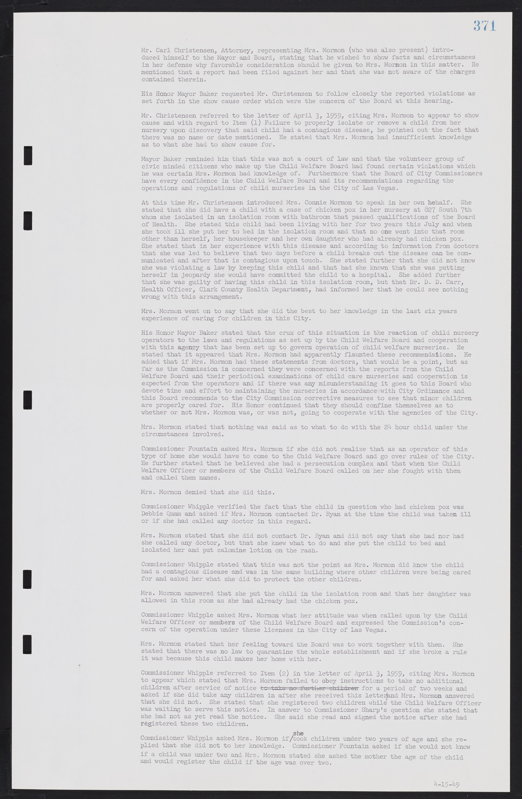 Las Vegas City Commission Minutes, November 20, 1957 to December 2, 1959, lvc000011-407