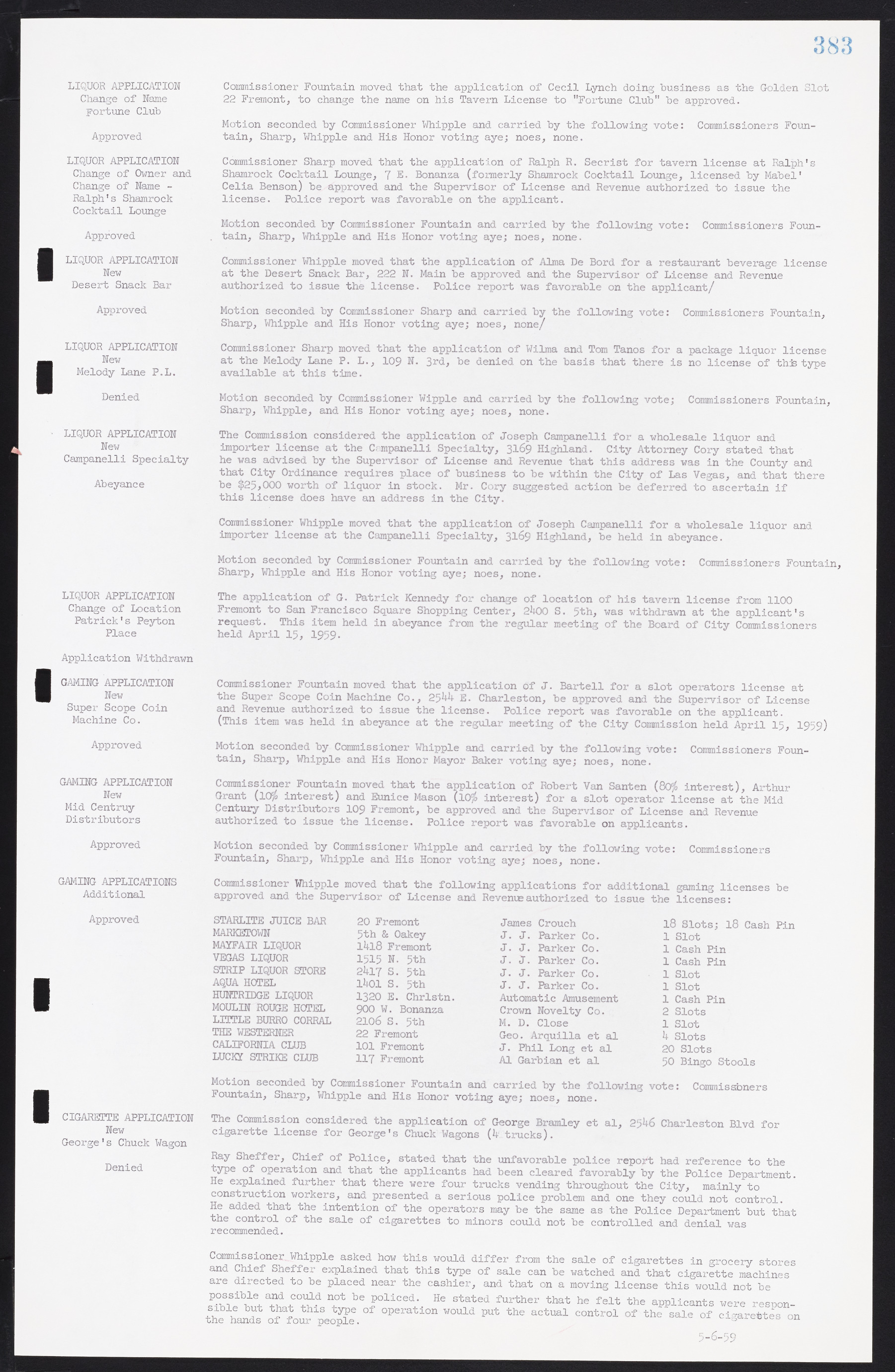 Las Vegas City Commission Minutes, November 20, 1957 to December 2, 1959, lvc000011-419