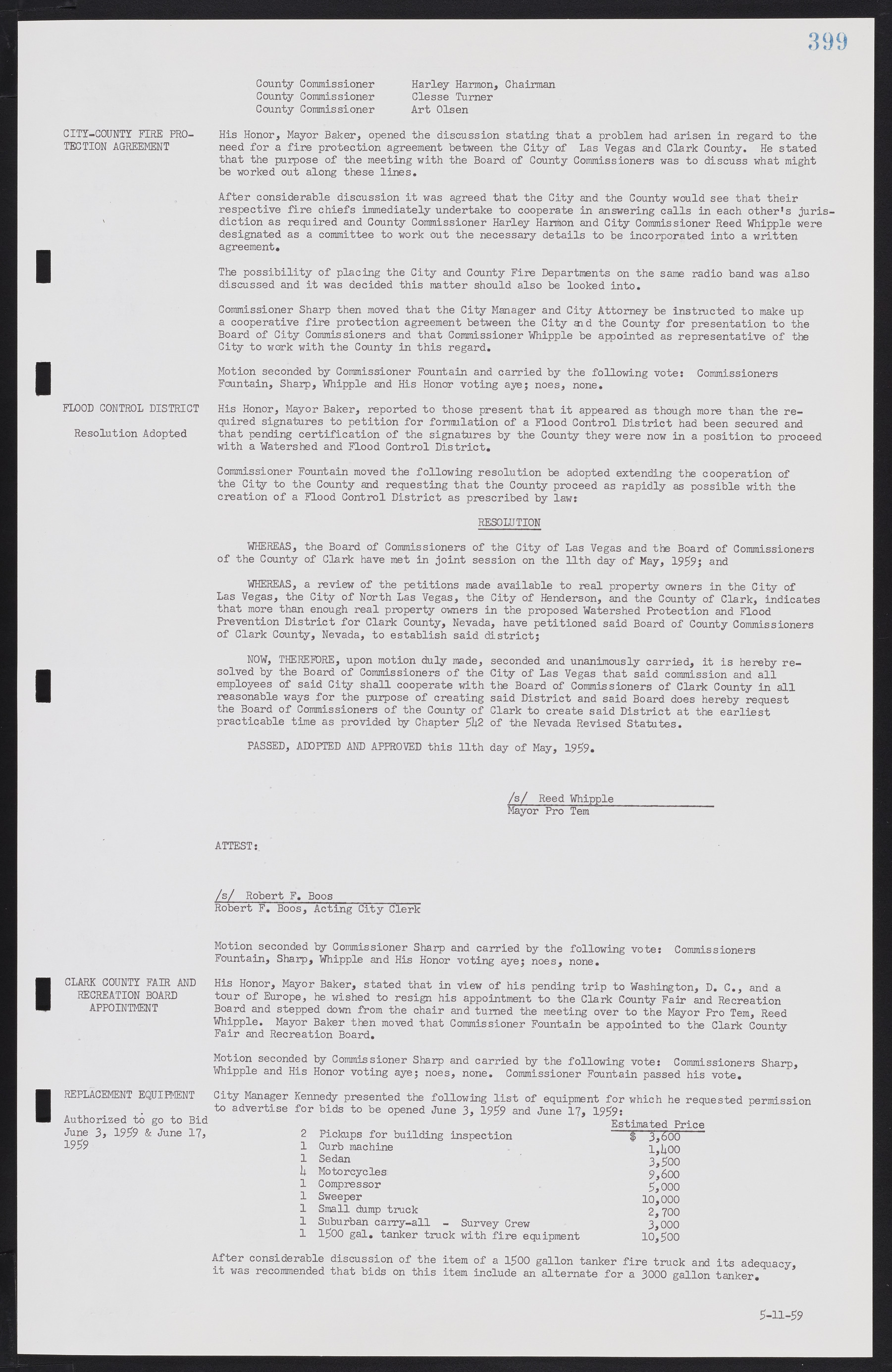Las Vegas City Commission Minutes, November 20, 1957 to December 2, 1959, lvc000011-435