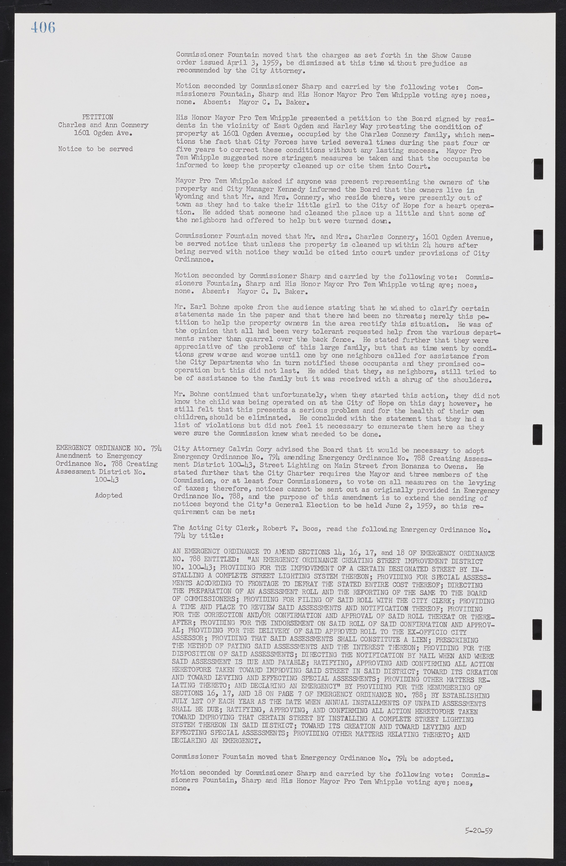 Las Vegas City Commission Minutes, November 20, 1957 to December 2, 1959, lvc000011-442