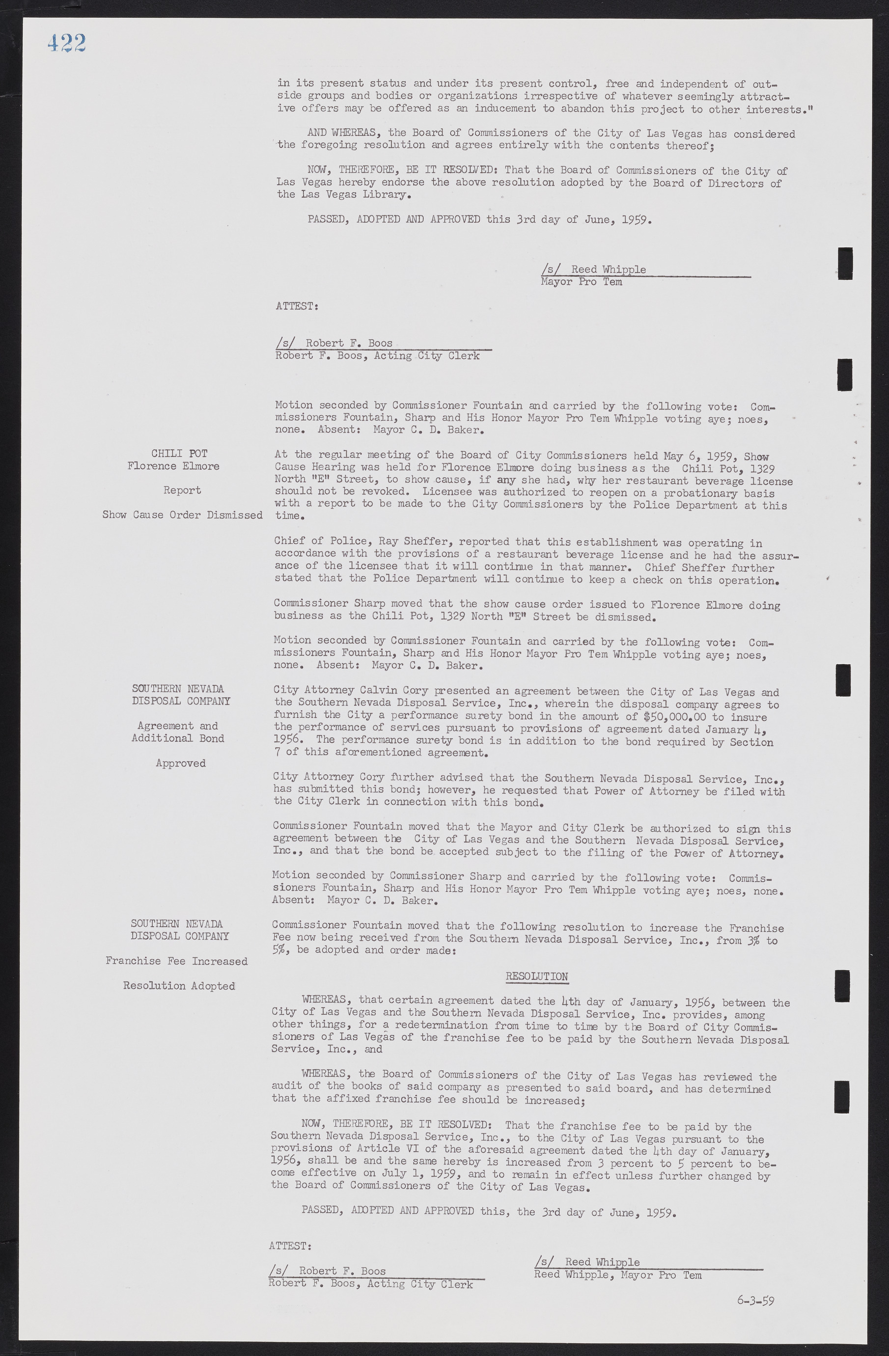Las Vegas City Commission Minutes, November 20, 1957 to December 2, 1959, lvc000011-458